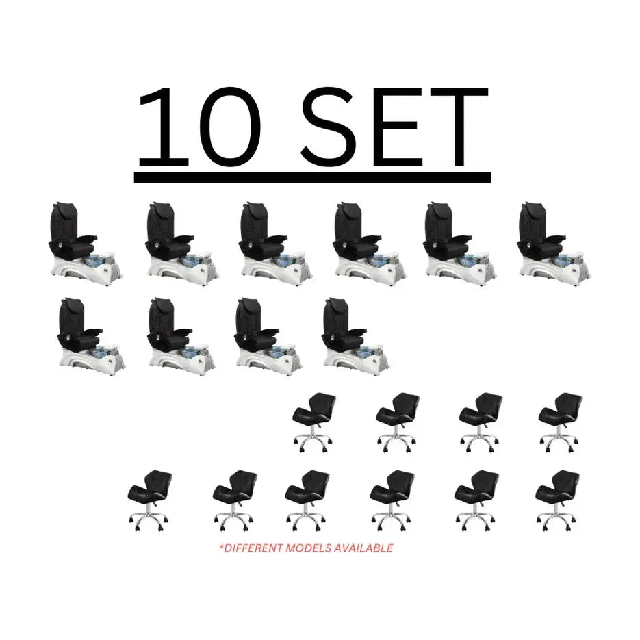 Osaki Pedicure Chair 10-Piece Max Set