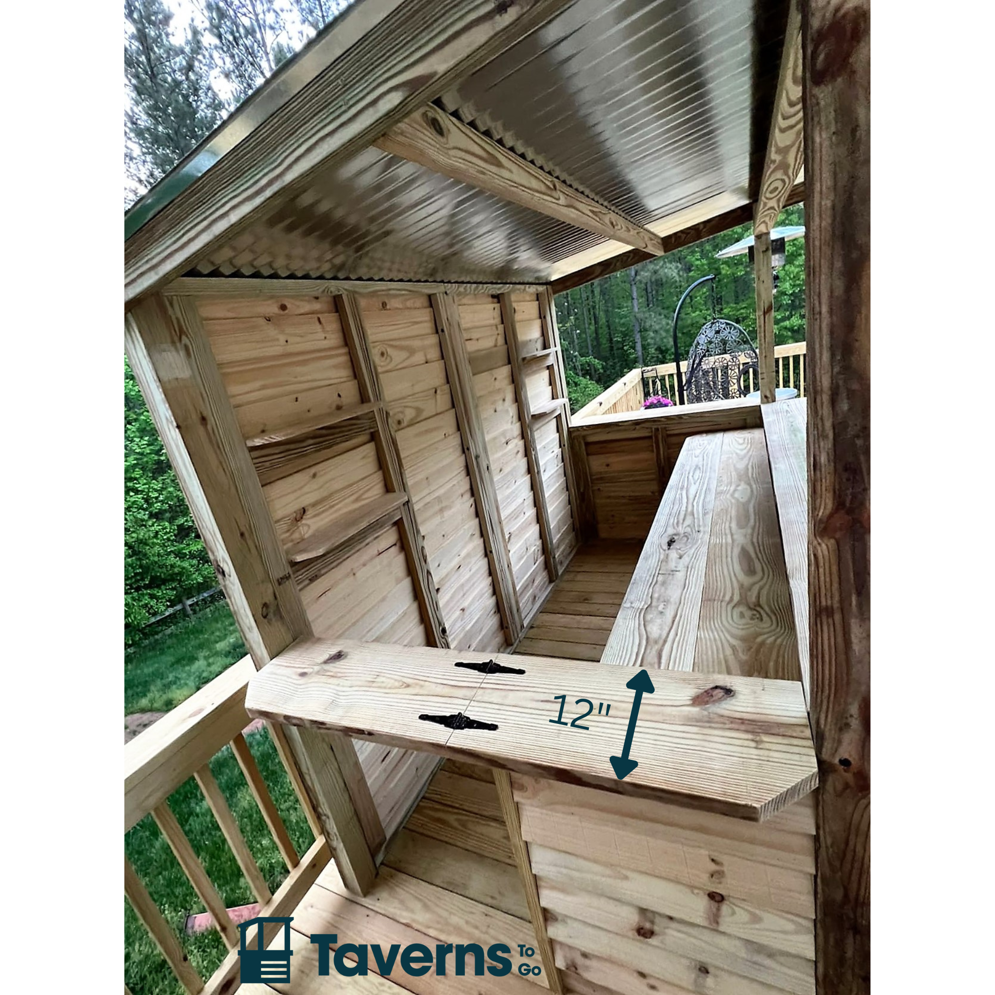 Taverns-To-Go 12" Bar Top Upgrade