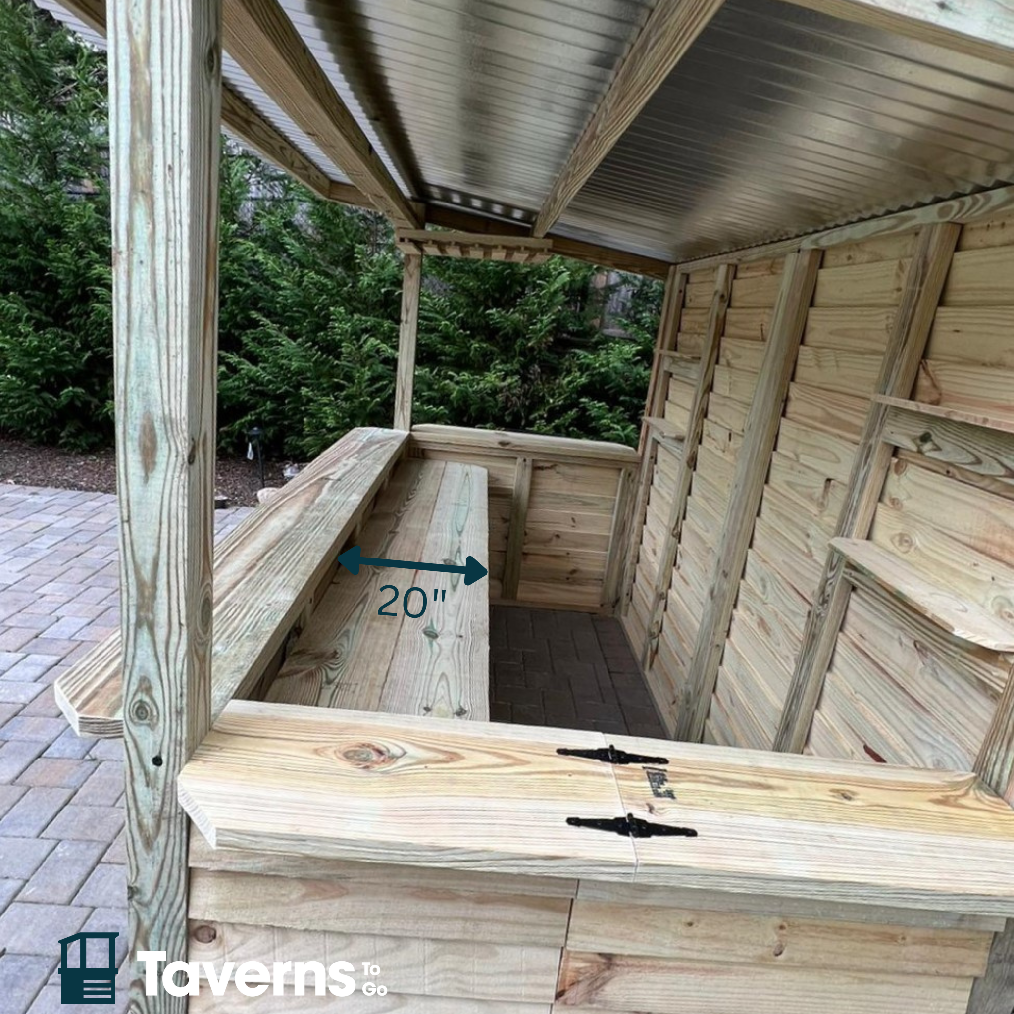 Taverns-To-Go 12" Bar Top Upgrade