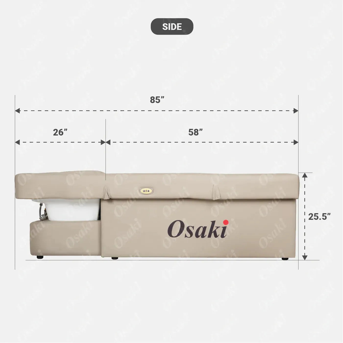Osaki Nika Shampoo Bed