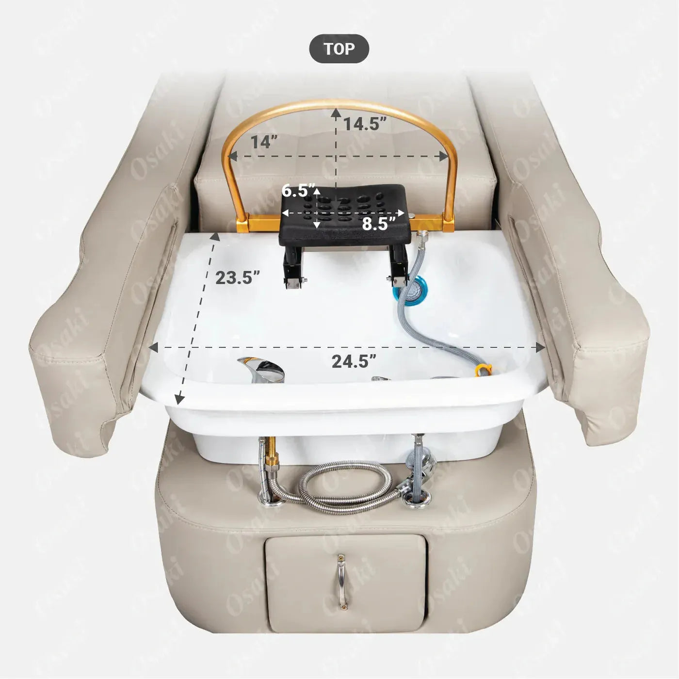 Osaki Nika Shampoo Bed