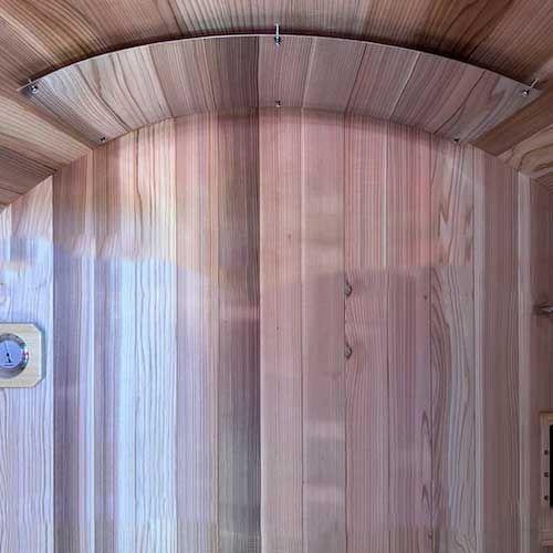 Dundalk Leisurecraft Barrel Sauna Heat Shield with Hardware (Curved)
