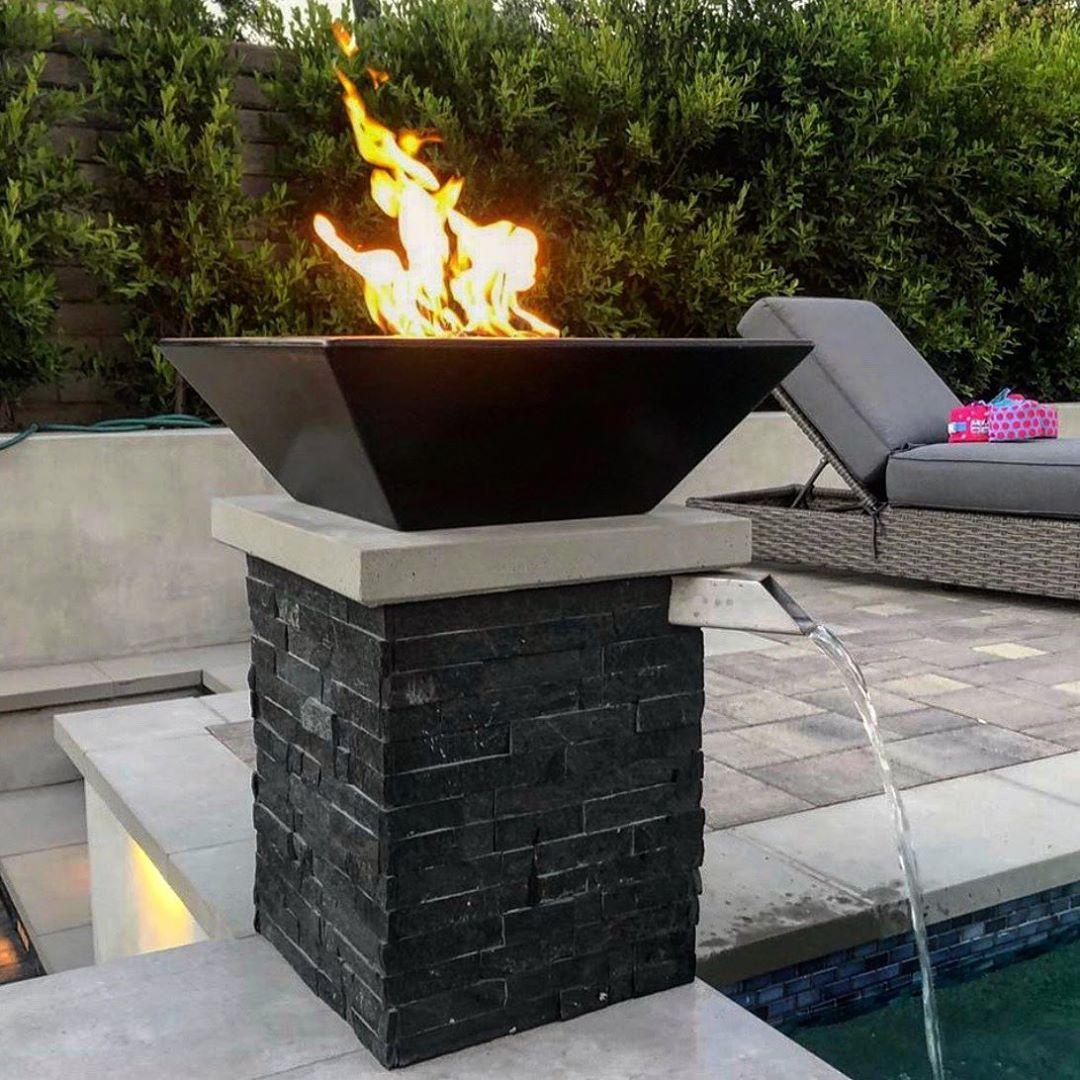 The Outdoor Plus Maya GFRC Concrete Fire Bowl