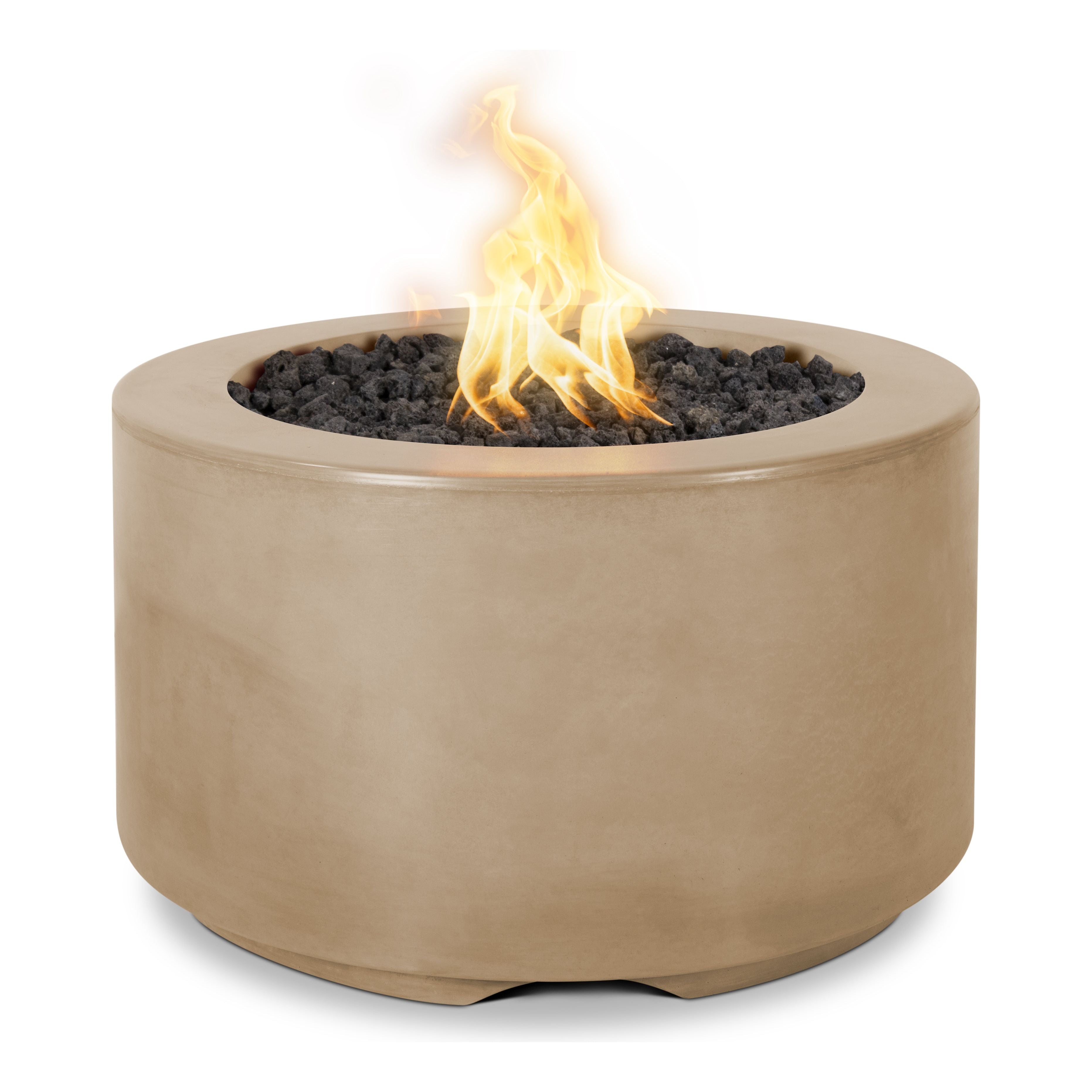 The Outdoor Plus Florence GFRC Concrete 18″ Tall Fire Pit