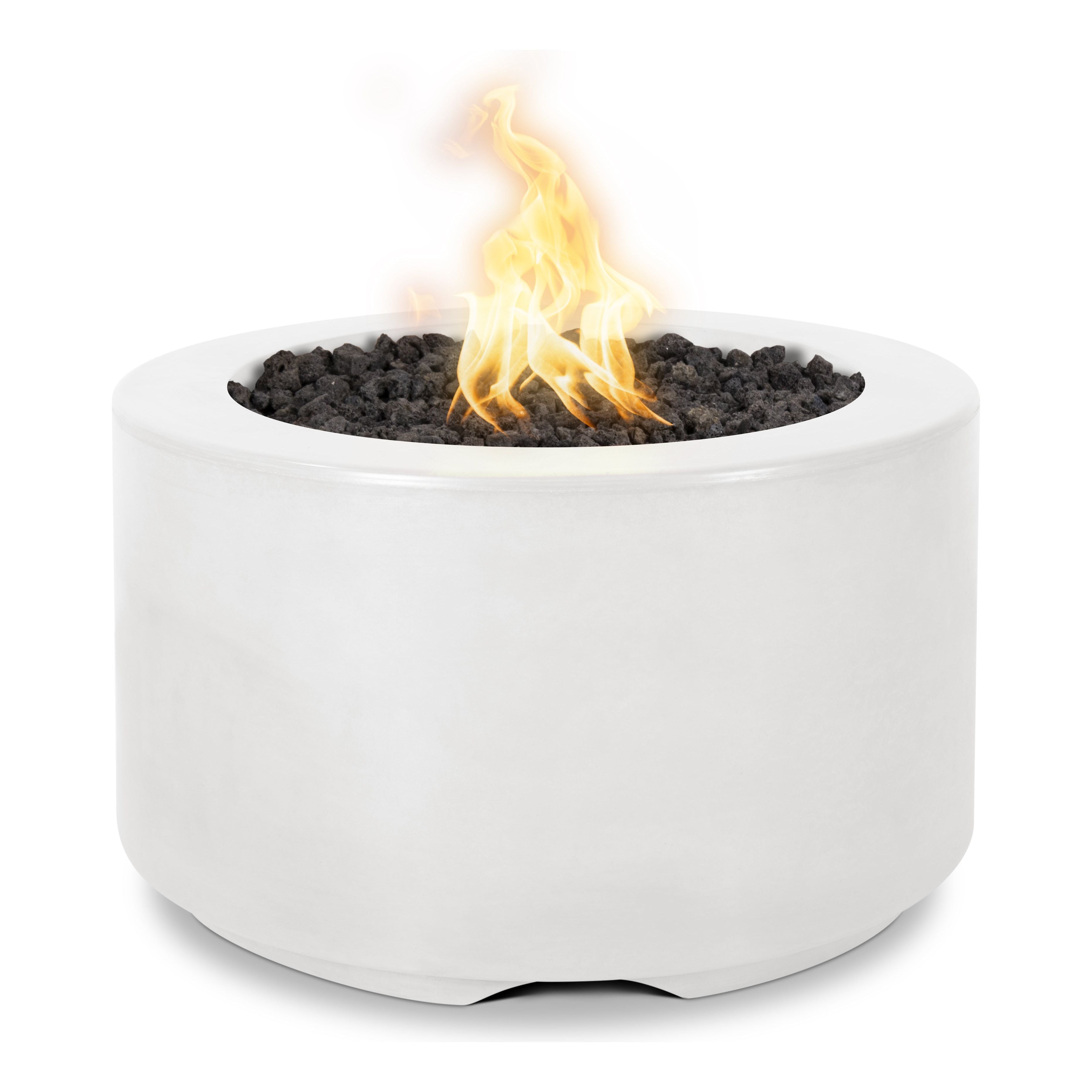 The Outdoor Plus Florence GFRC Concrete 18″ Tall Fire Pit