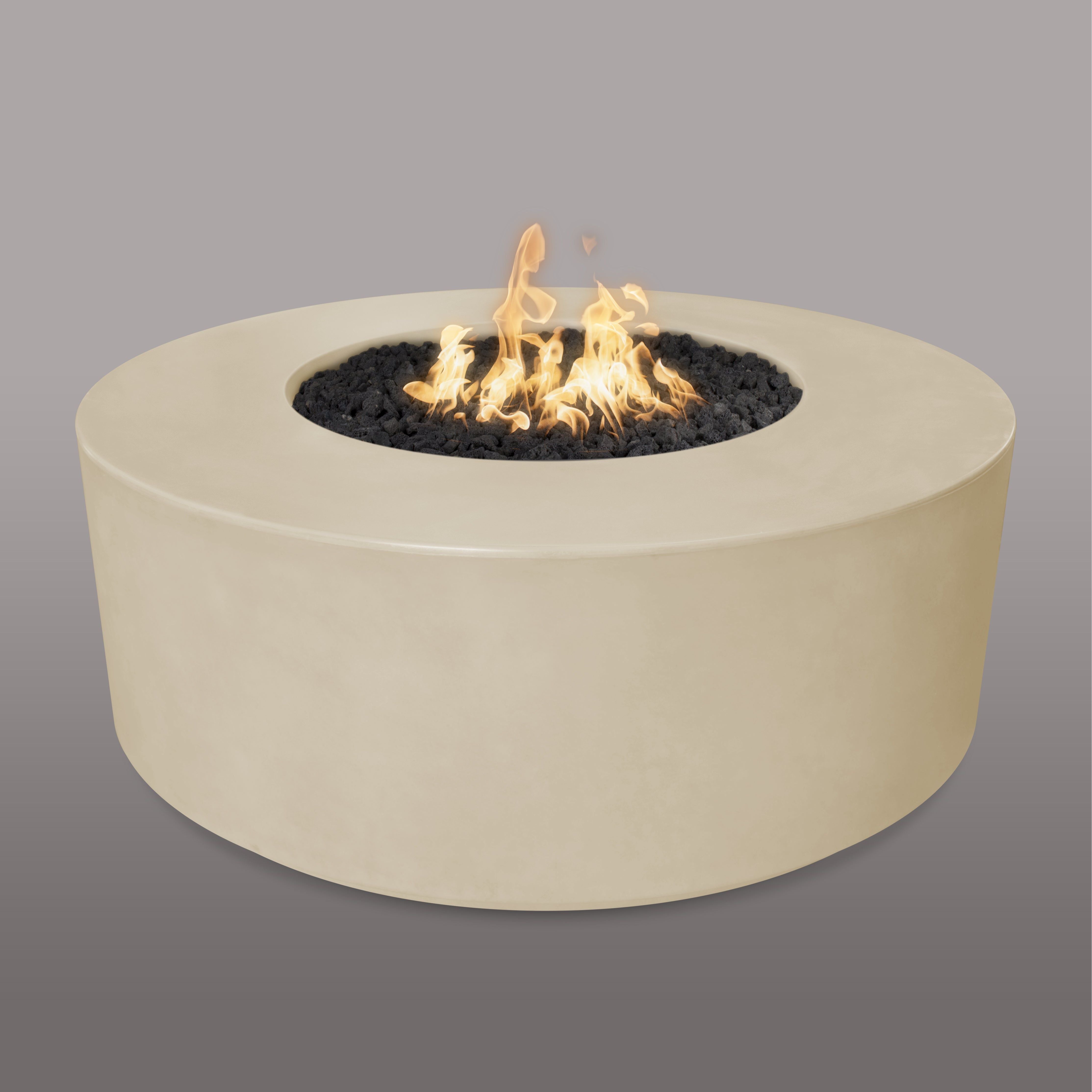 The Outdoor Plus Florence GFRC Concrete 20″ Tall Fire Pit