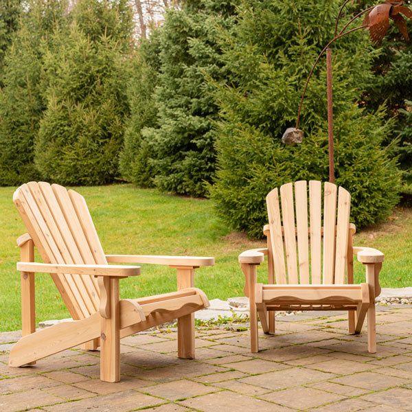 Dundalk Leisurecraft Adirondack Chair - Red Cedar