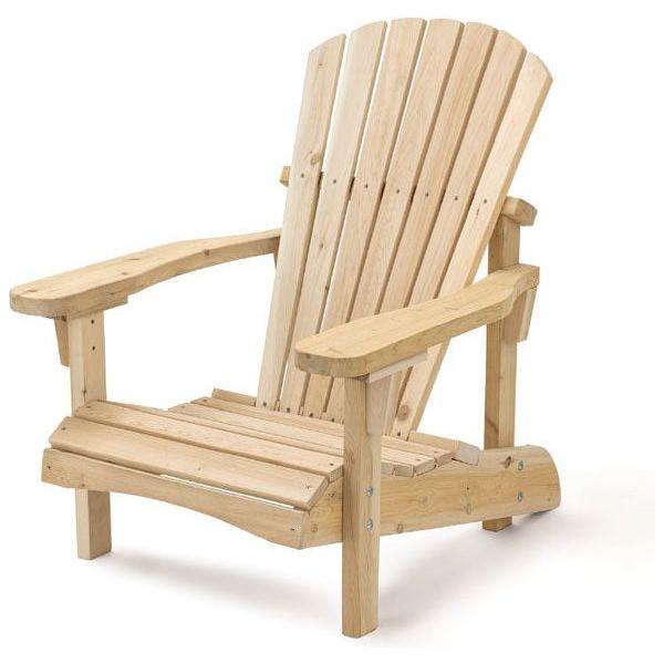 Dundalk Leisurecraft Adirondack Chair Classic - White Cedar