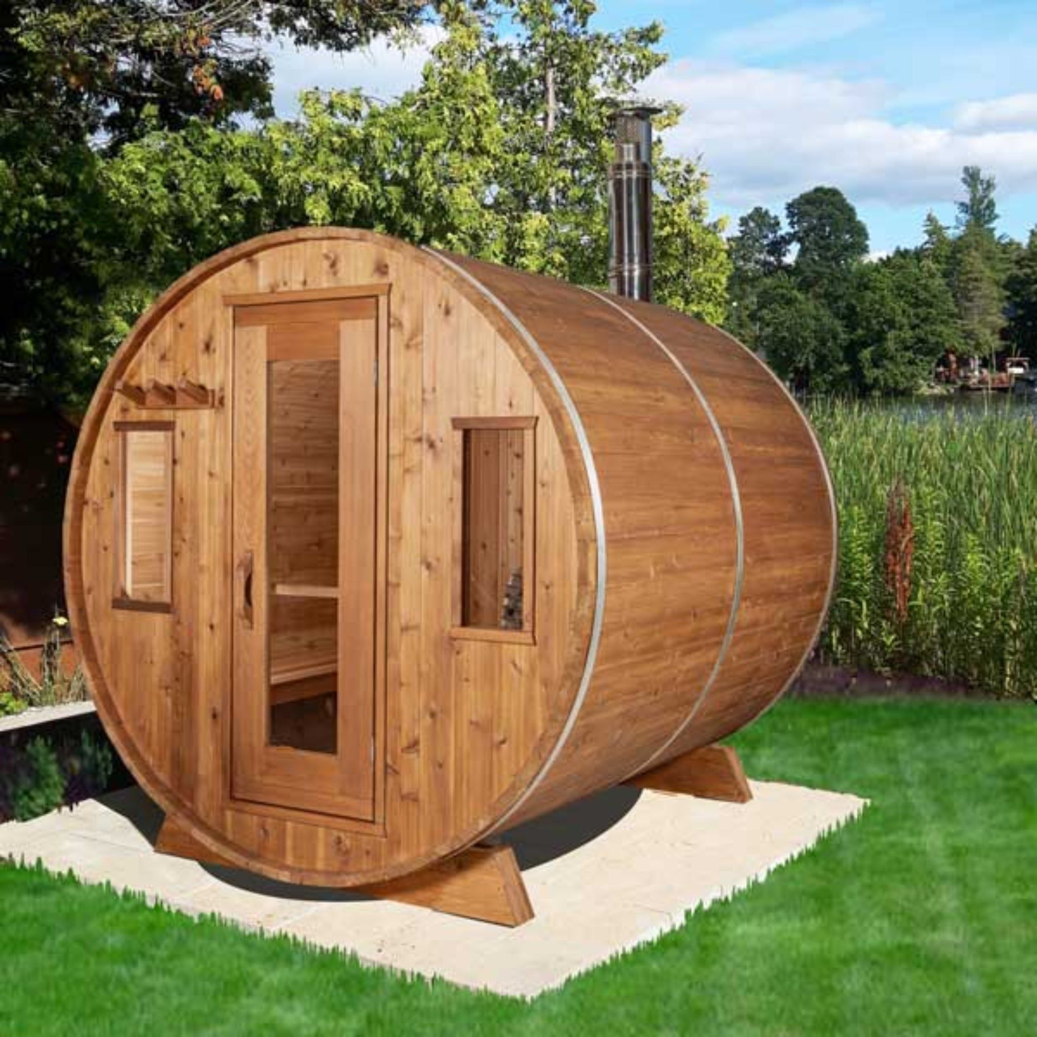 Espresso SDF Stain for Dundalk Leisurecraft CT Saunas