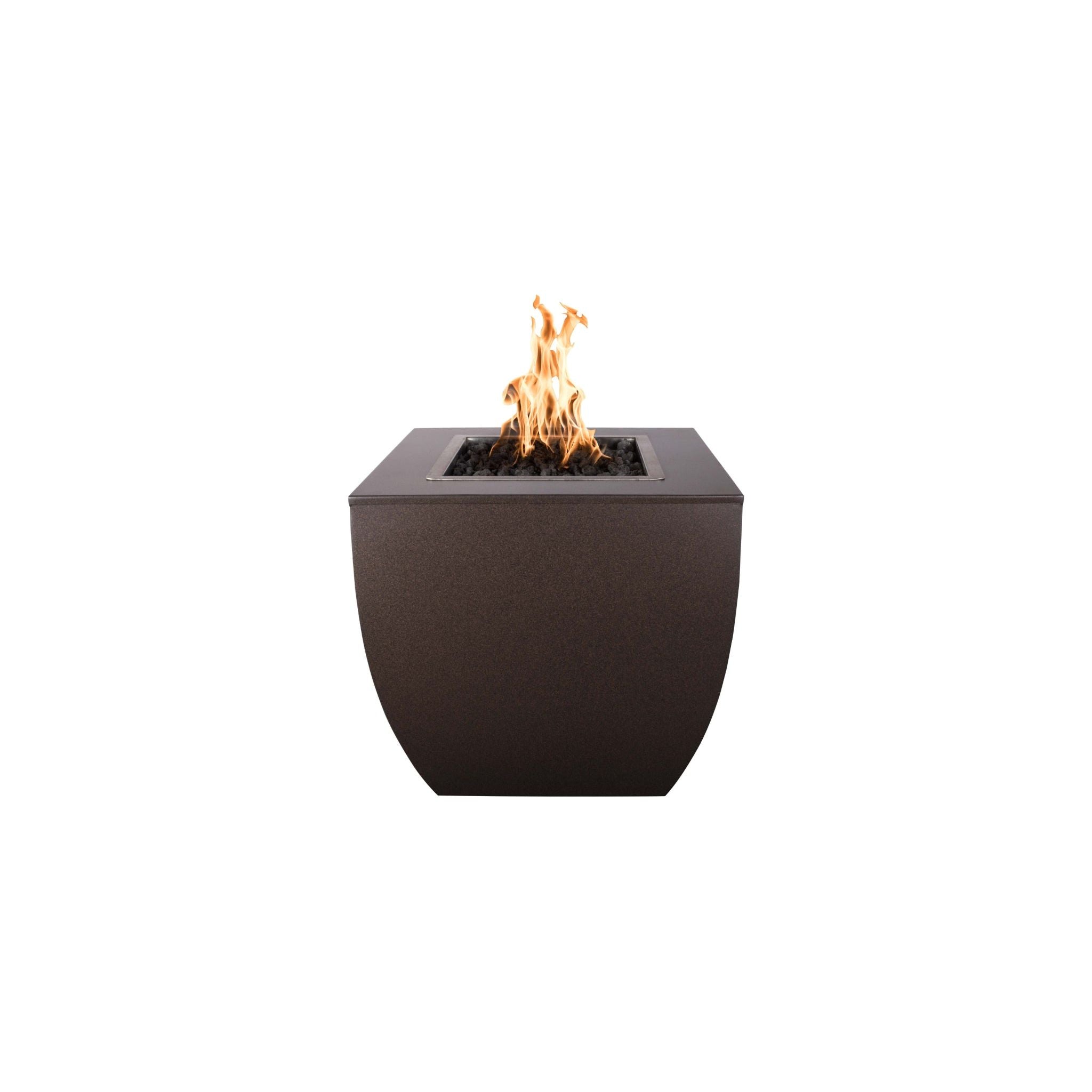 The Outdoor Plus Avalon Metal Powder Coat Tall Fire Pit