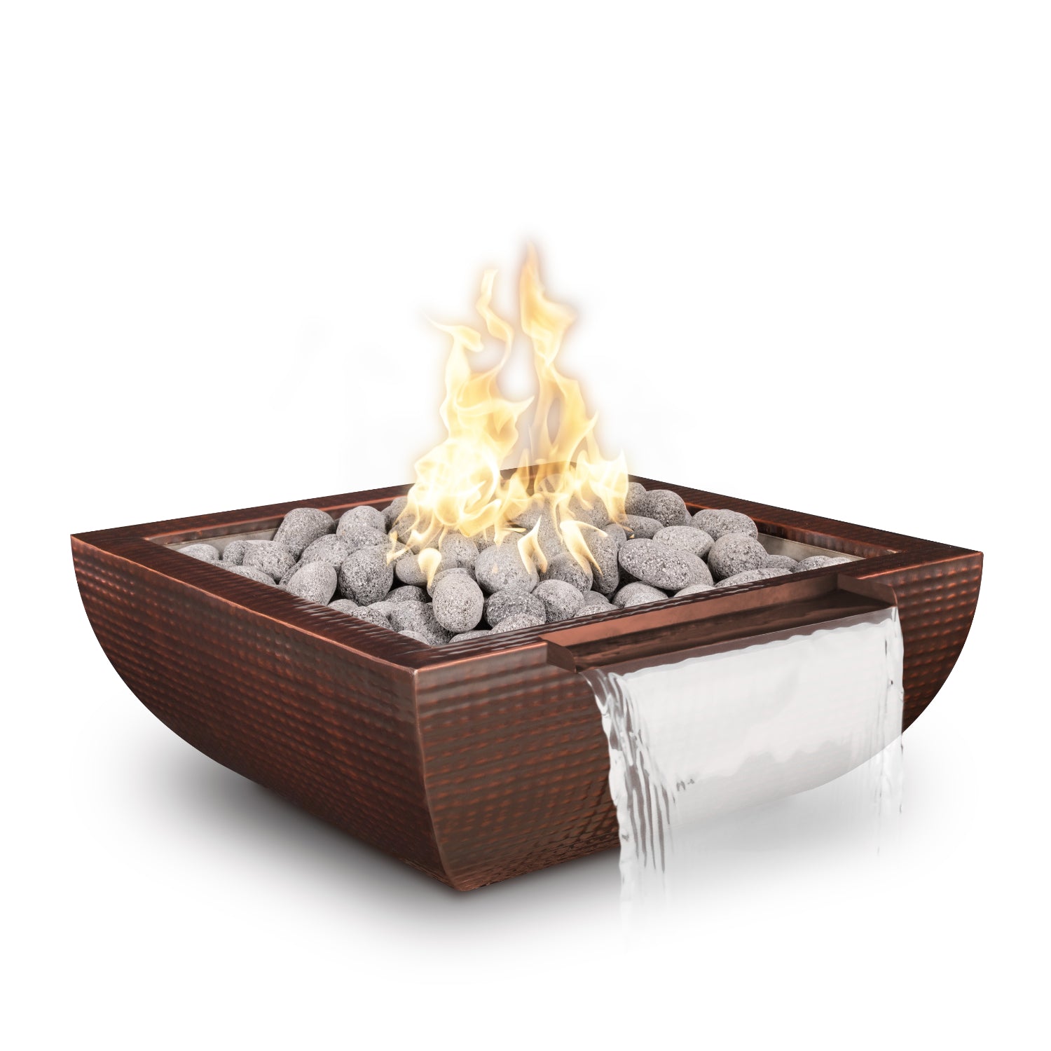 The Outdoor Plus Avalon Hammered Copper Fire & Water Bowl