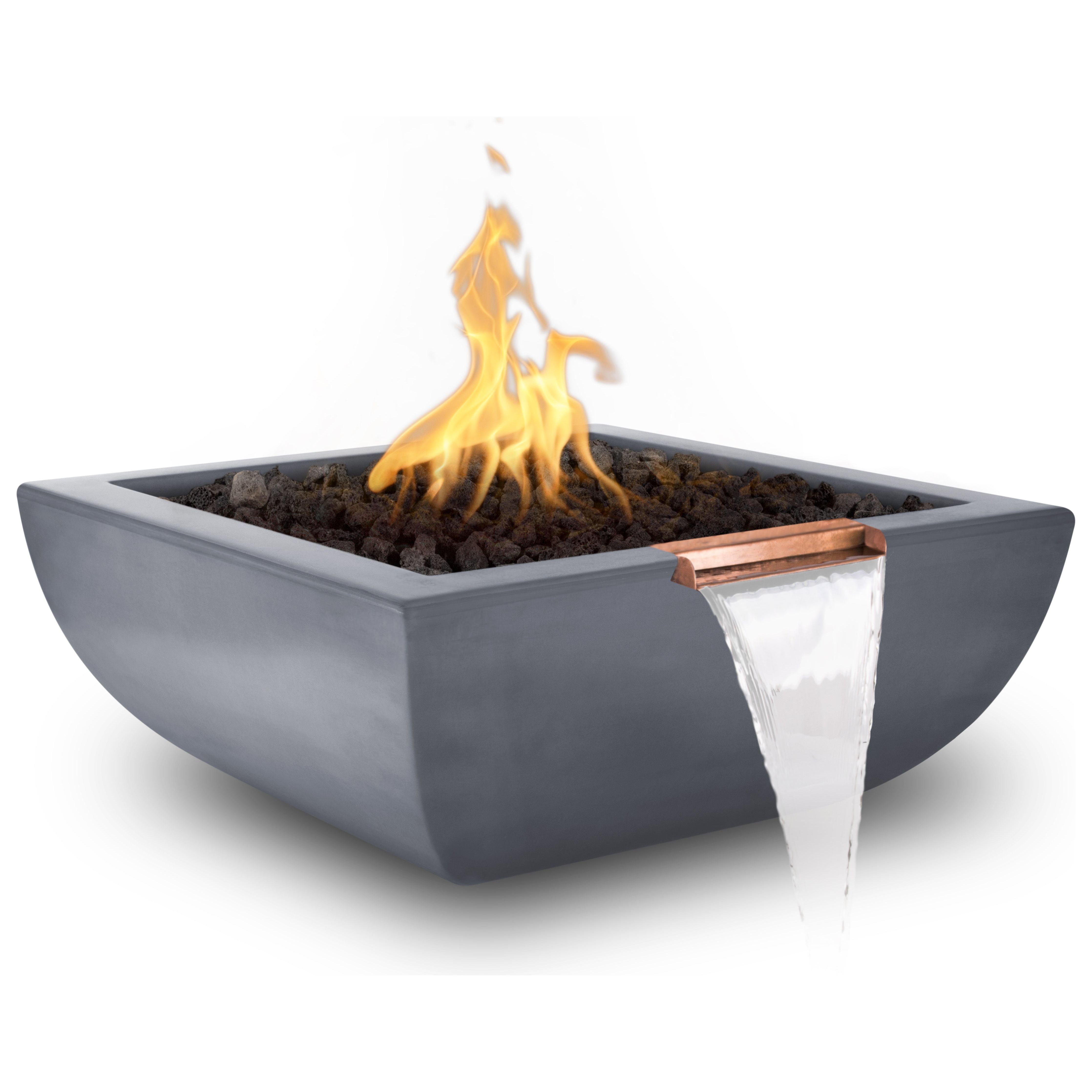 The Outdoor Plus Avalon GFRC Concrete Fire & Water Bowl