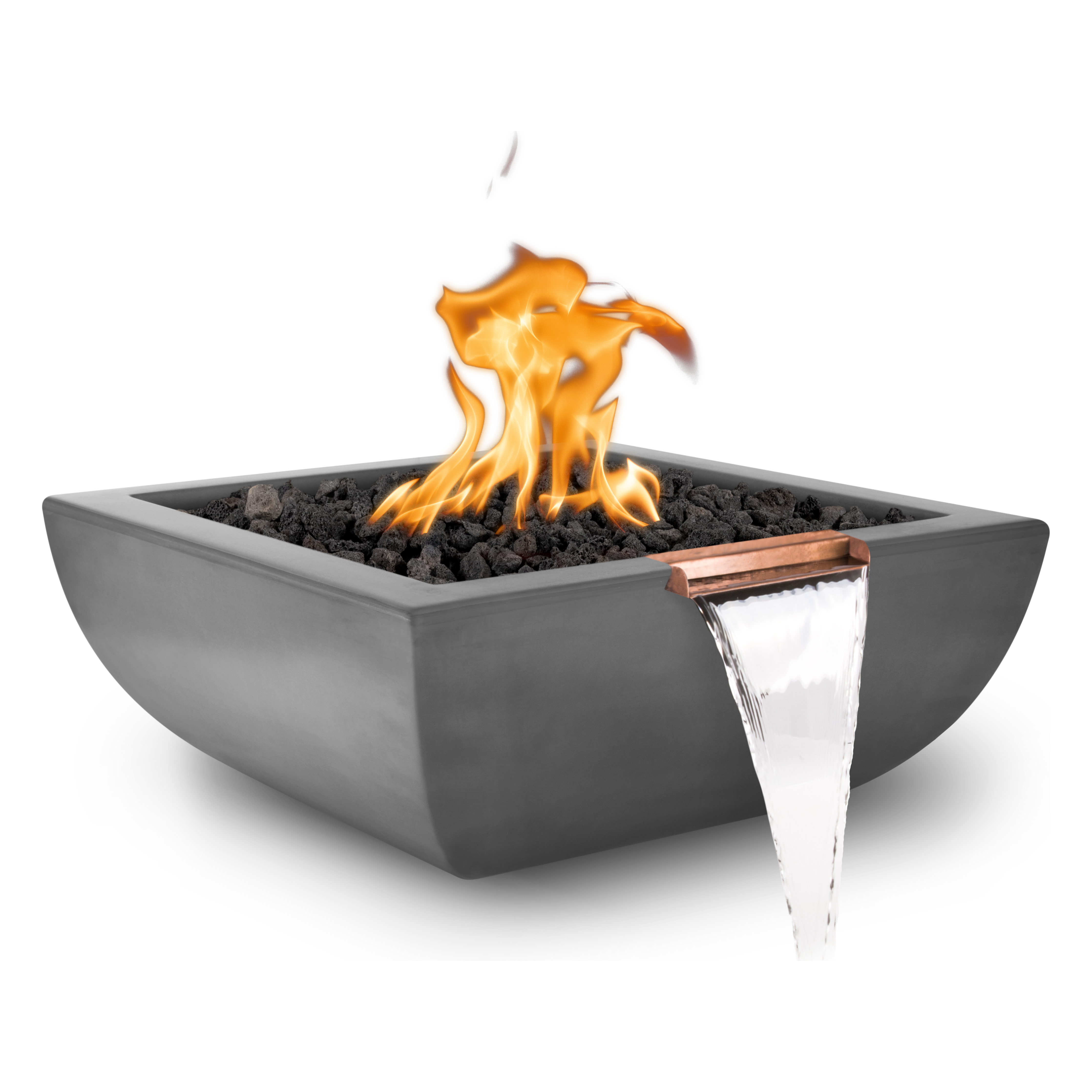 The Outdoor Plus Avalon GFRC Concrete Fire & Water Bowl