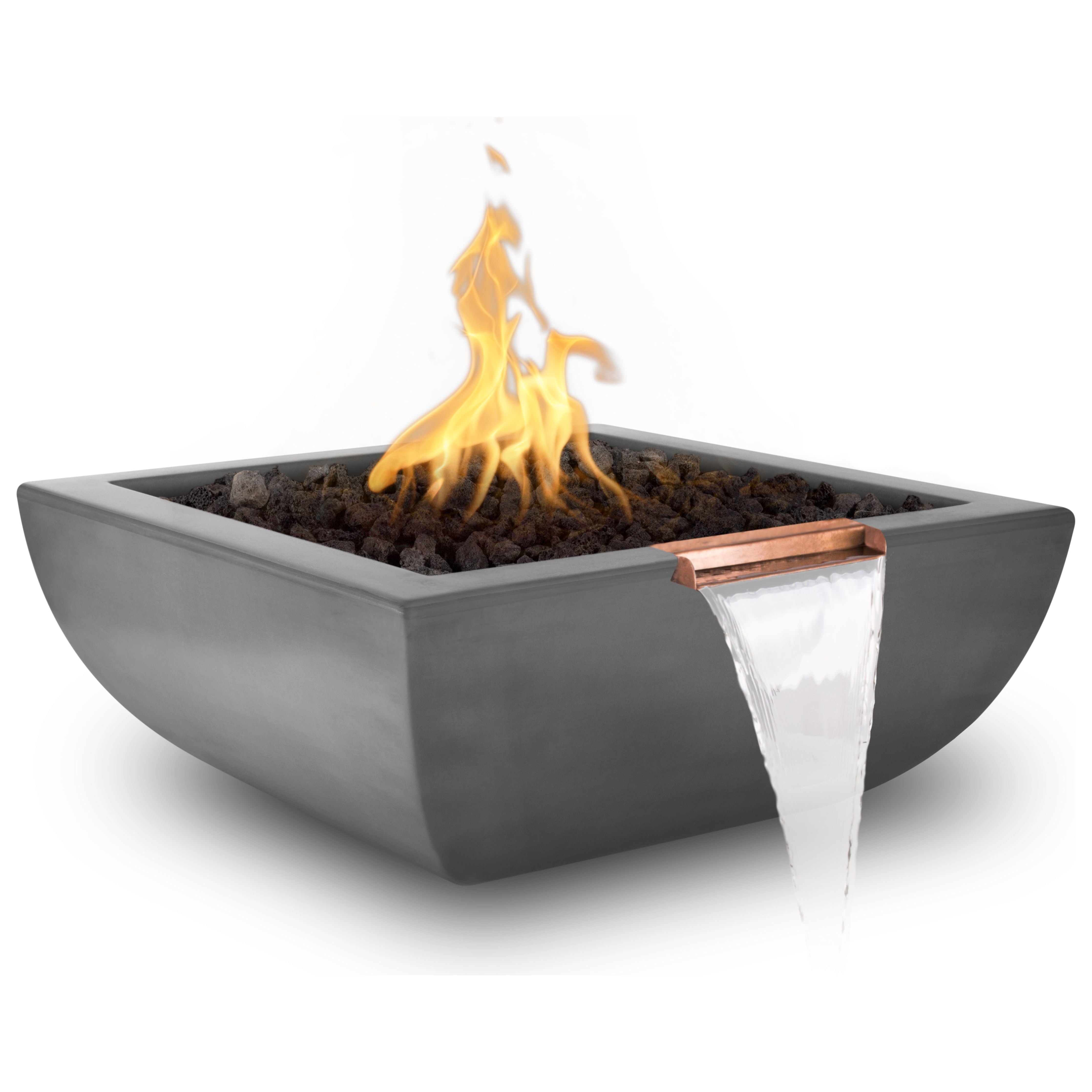 The Outdoor Plus Avalon GFRC Concrete Fire & Water Bowl