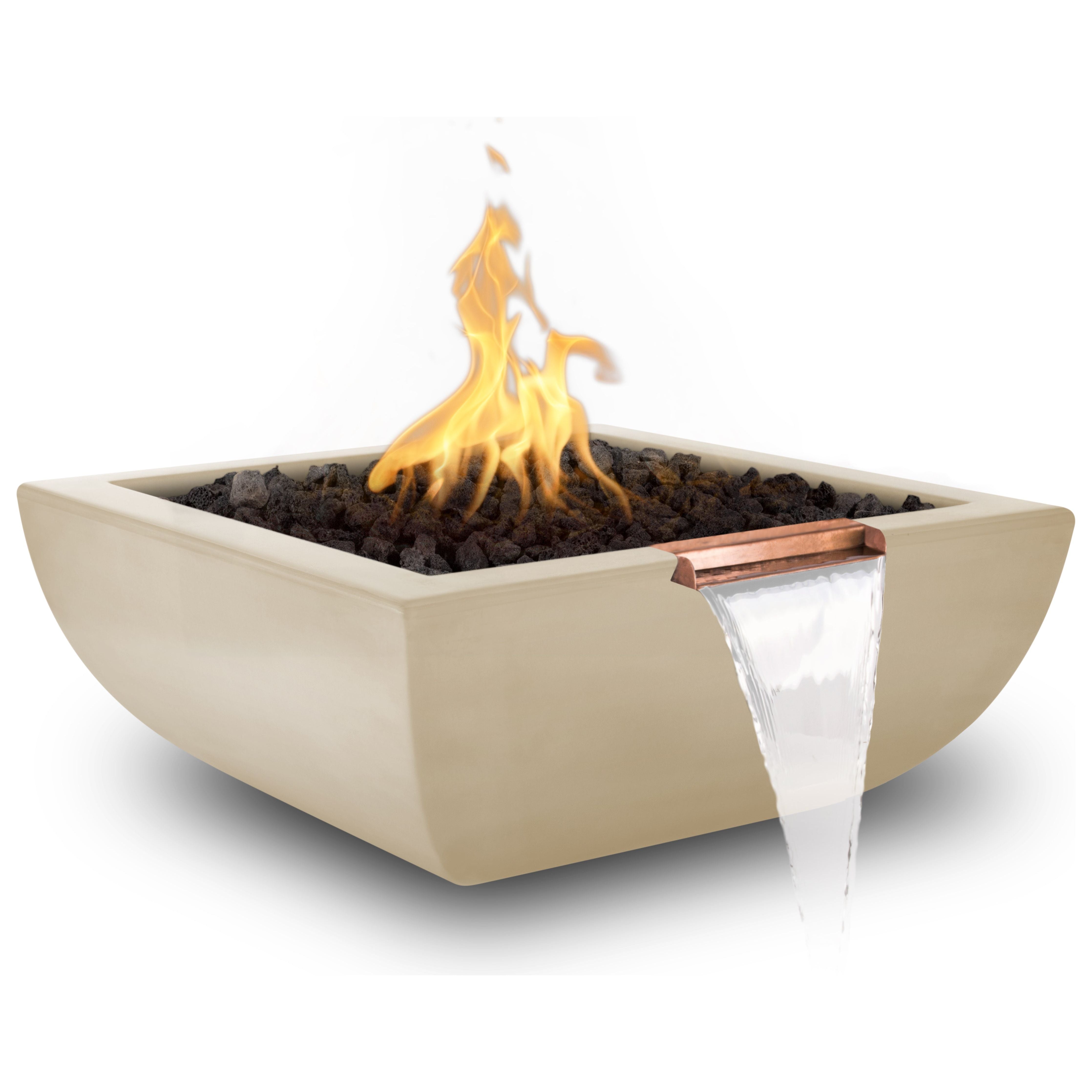 The Outdoor Plus Avalon GFRC Concrete Fire & Water Bowl