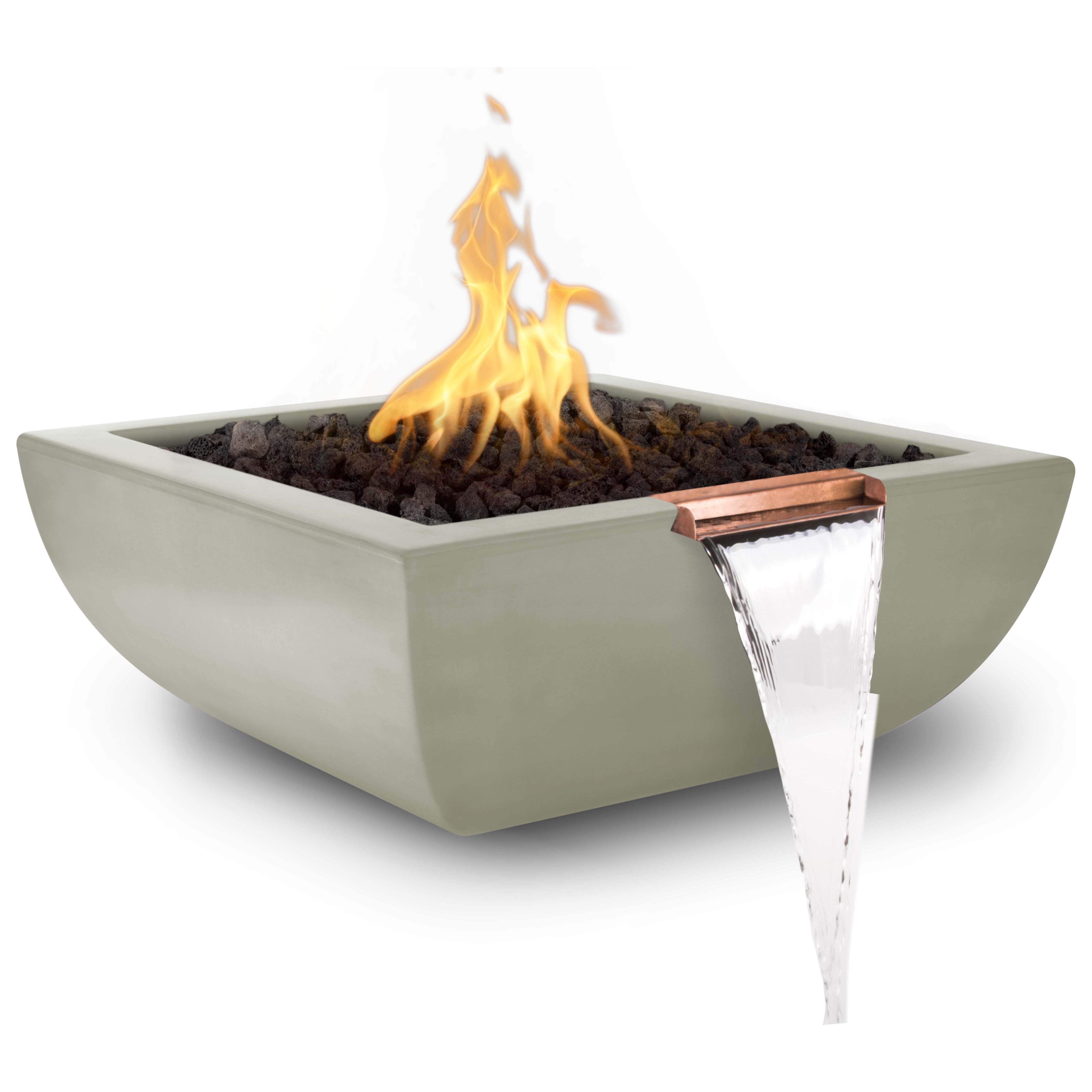 The Outdoor Plus Avalon GFRC Concrete Fire & Water Bowl