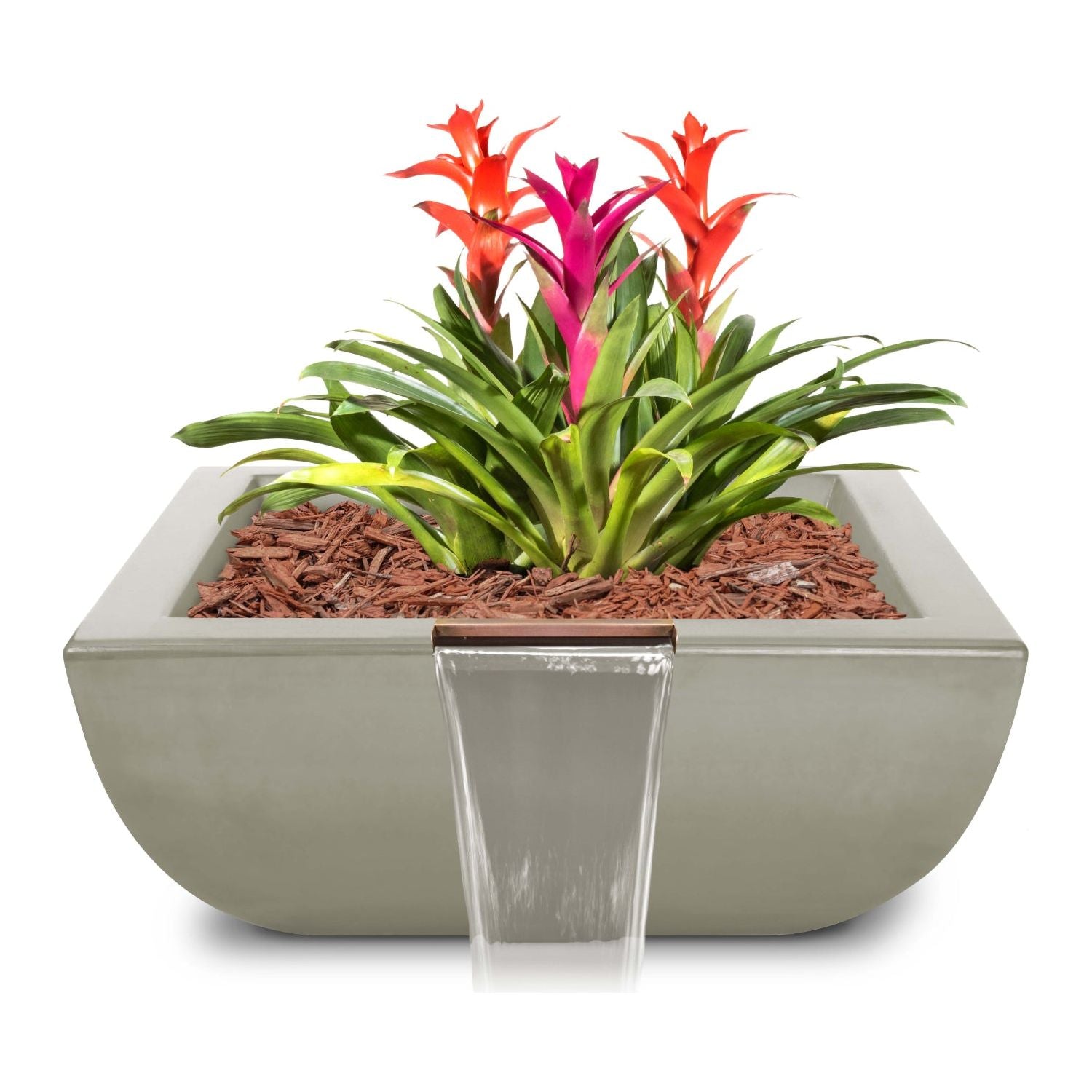 The Outdoor Plus Avalon GFRC Concrete Planter & Water Bowl