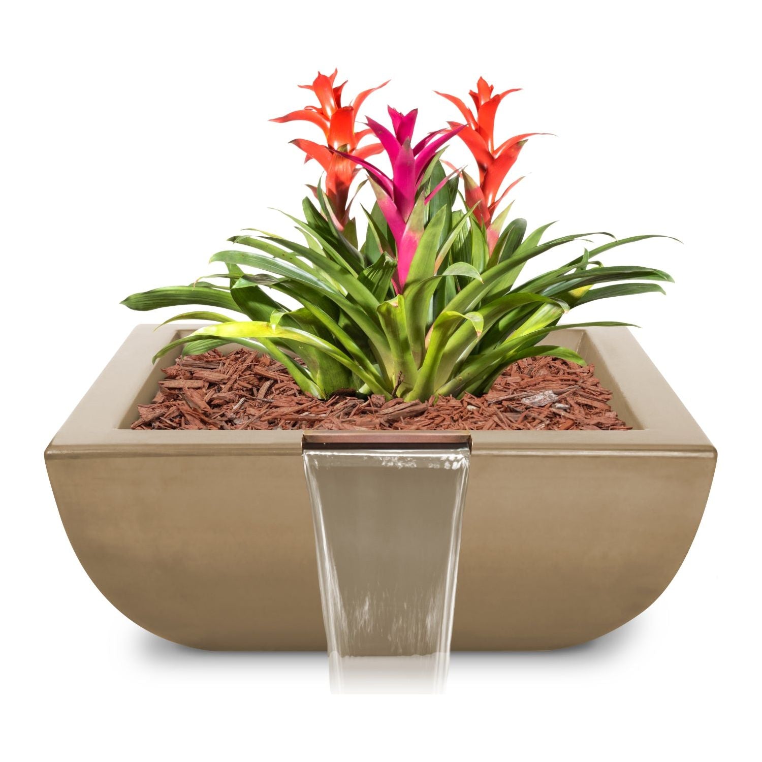 The Outdoor Plus Avalon GFRC Concrete Planter & Water Bowl