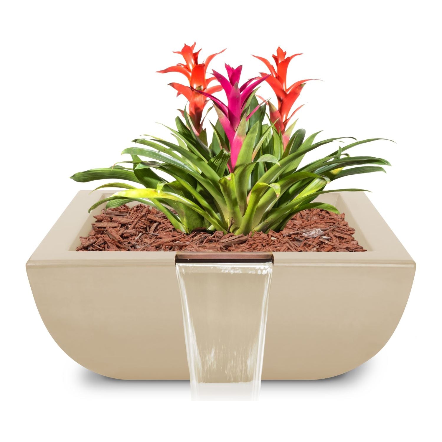 The Outdoor Plus Avalon GFRC Concrete Planter & Water Bowl