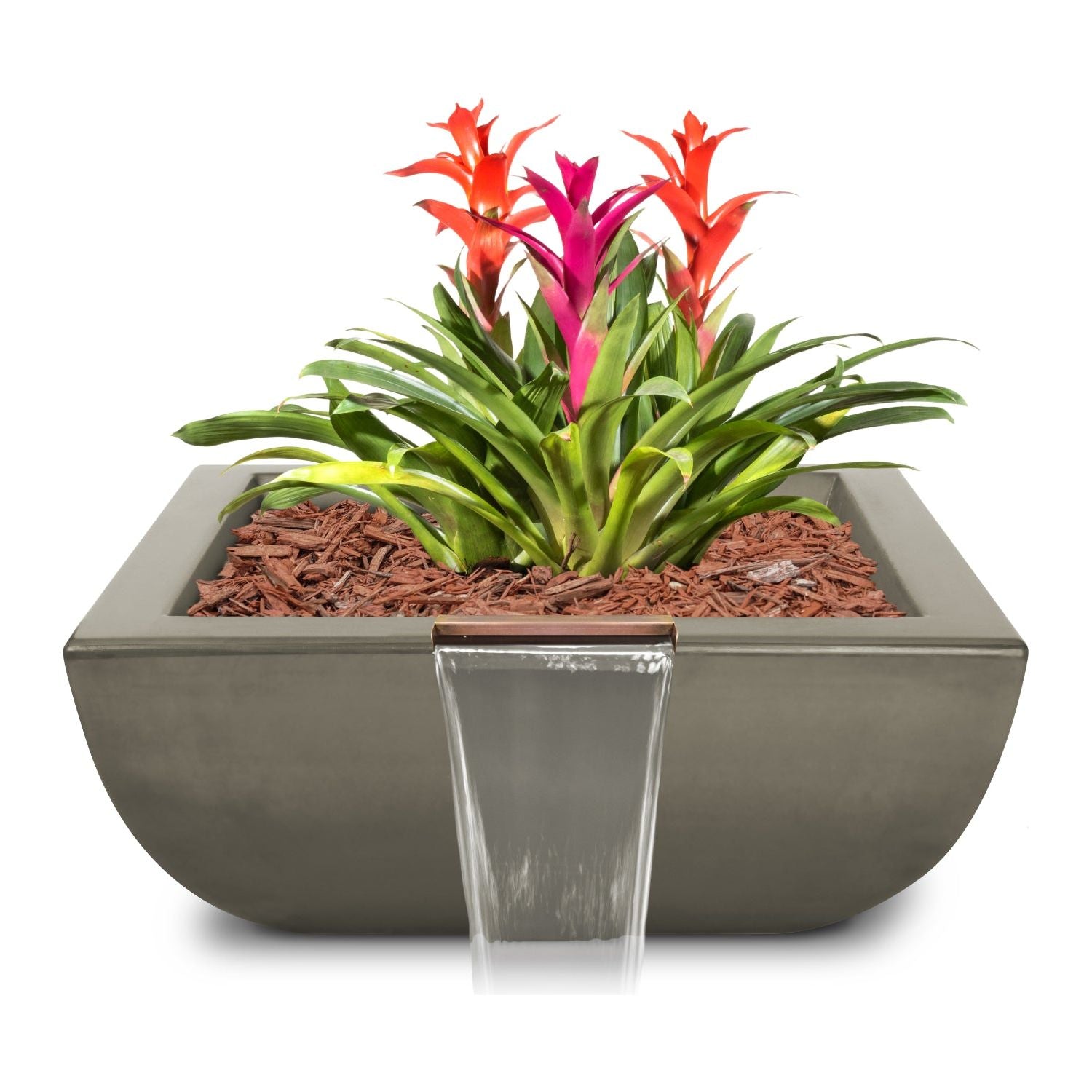 The Outdoor Plus Avalon GFRC Concrete Planter & Water Bowl