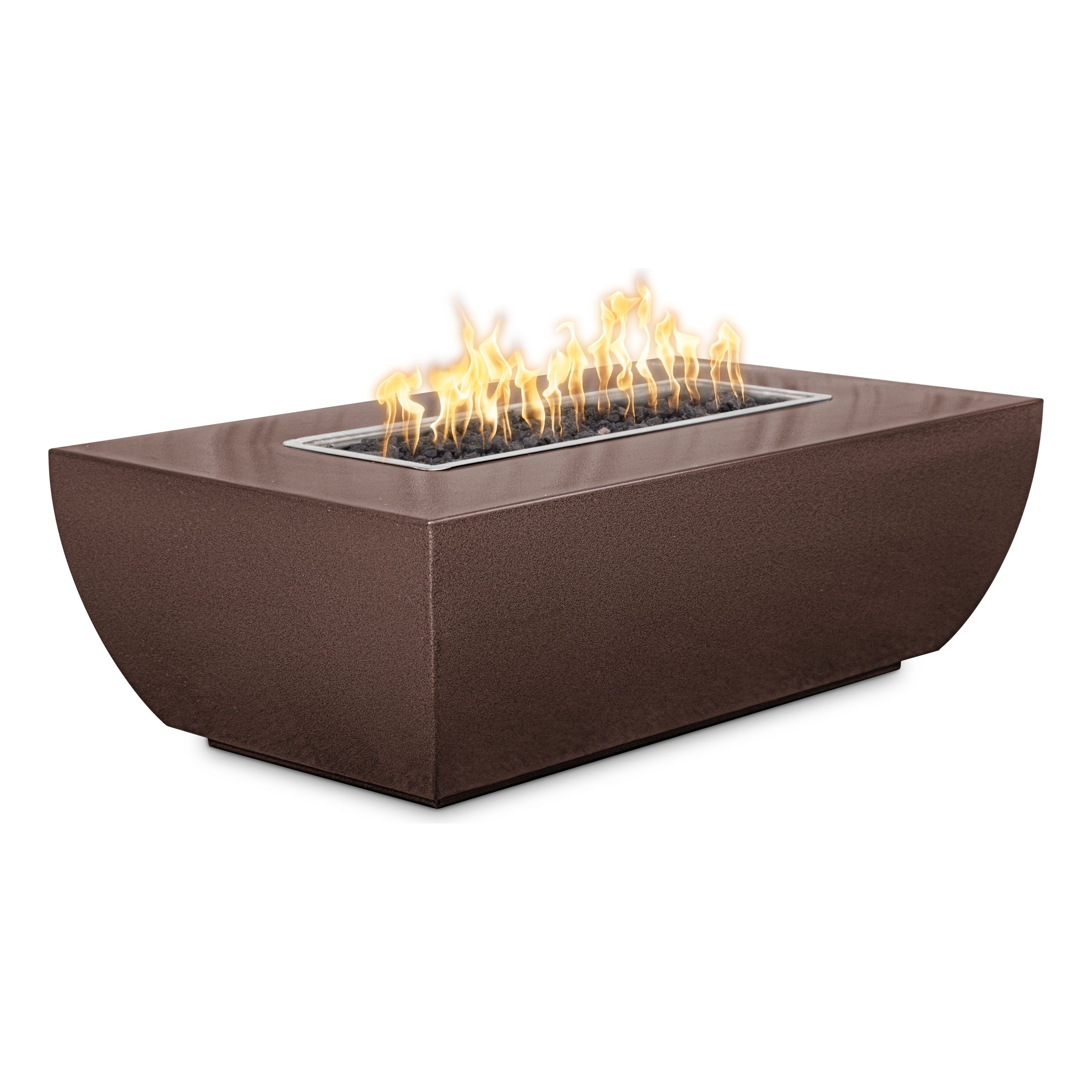 The Outdoor Plus Avalon Metal Powder Coat 15" Tall Fire Pit