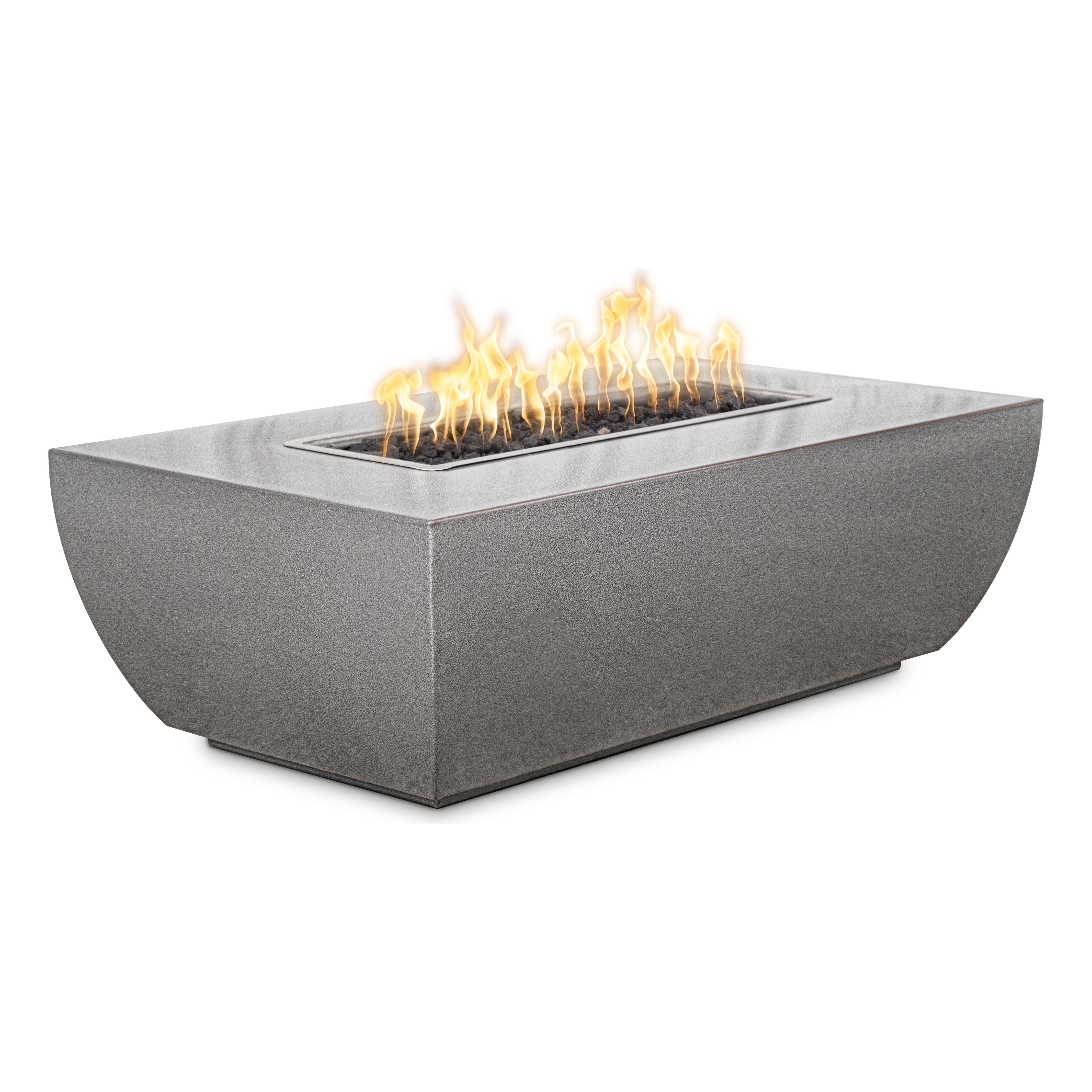 The Outdoor Plus Avalon Metal Powder Coat 15" Tall Fire Pit