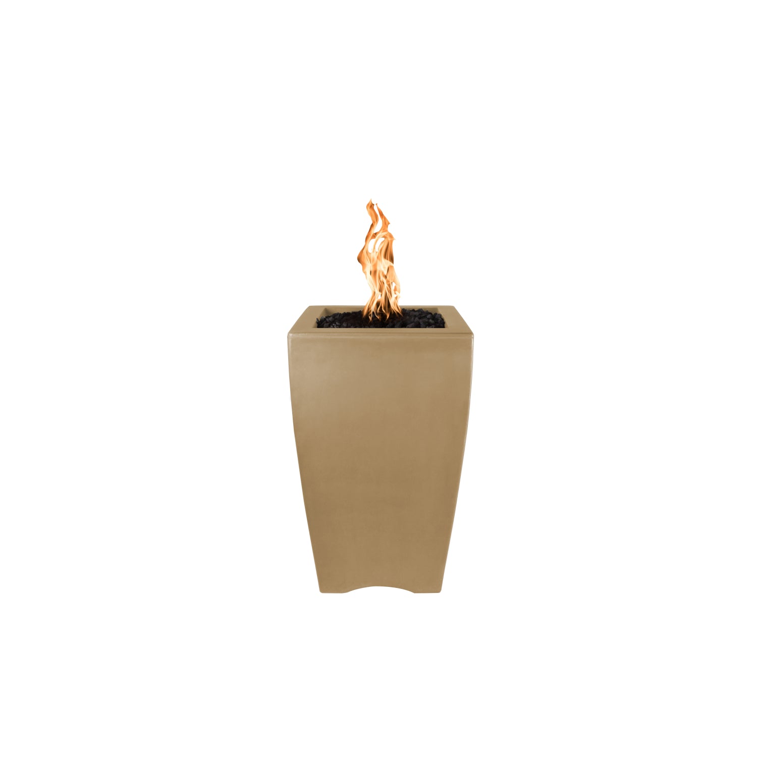 The Outdoor Plus Baston 20" Square GFRC Concrete Fire Pillar