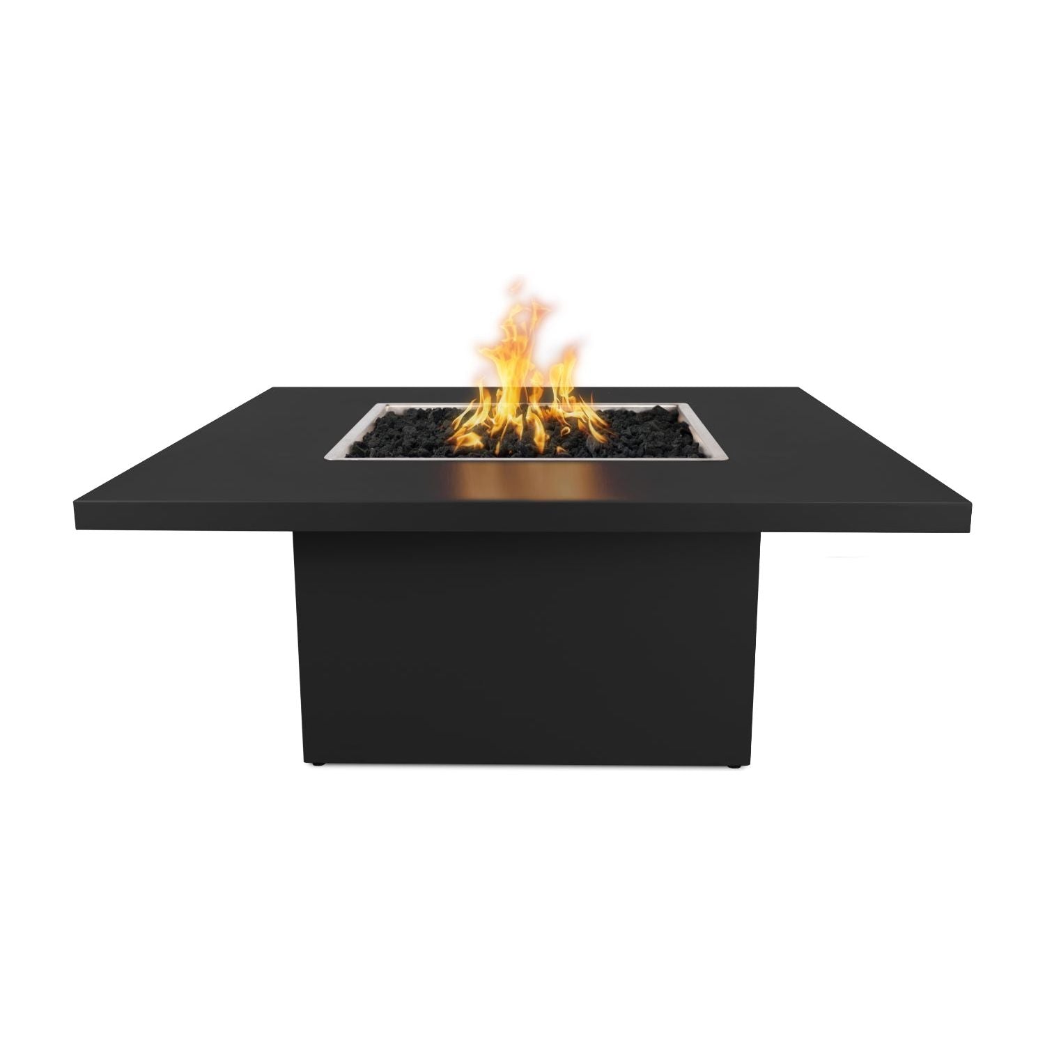 The Outdoor Plus Bella Square Metal Powder Coat Fire Table