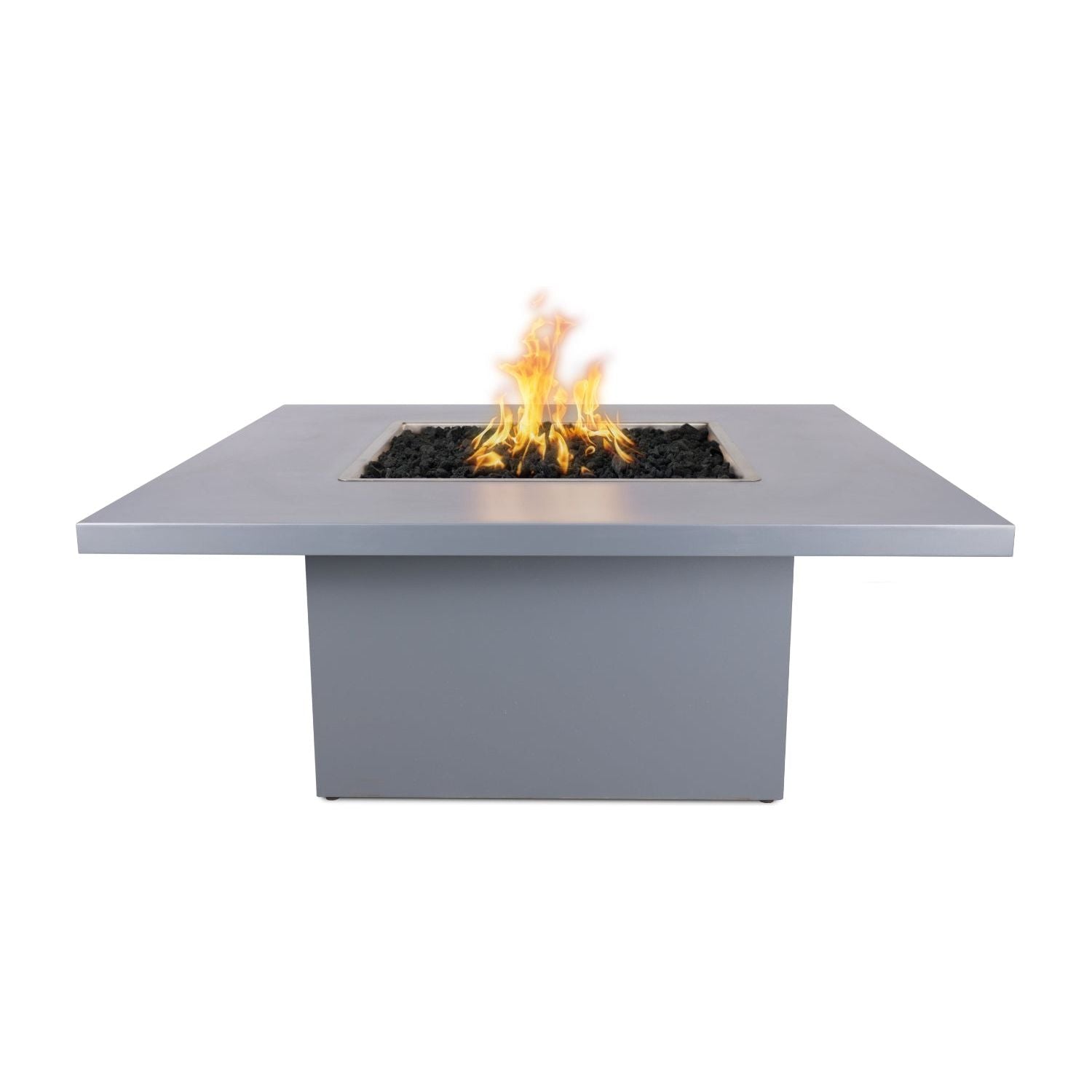 The Outdoor Plus Bella Square Metal Powder Coat Fire Table