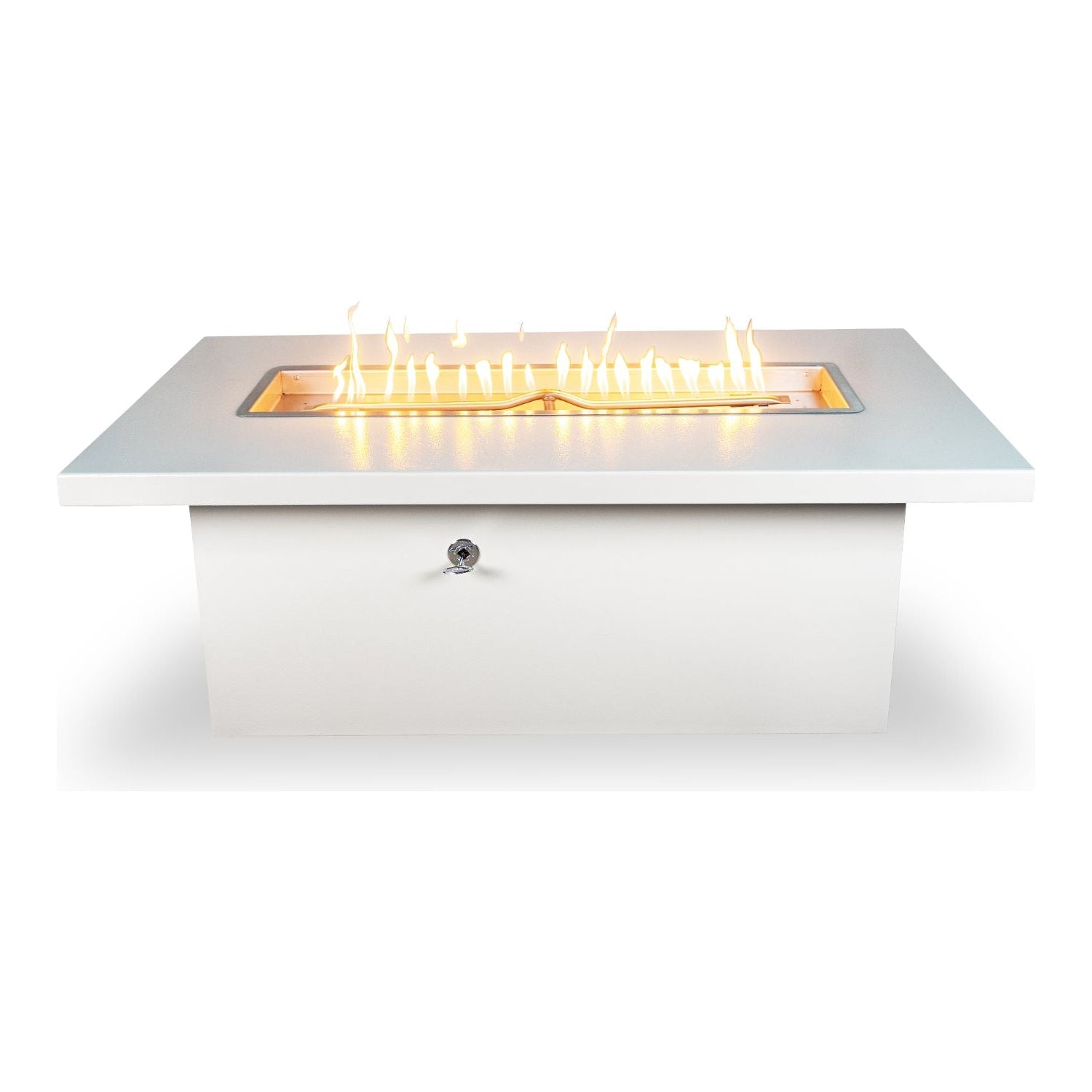 The Outdoor Plus Bella Linear Metal Powder Coat Fire Table