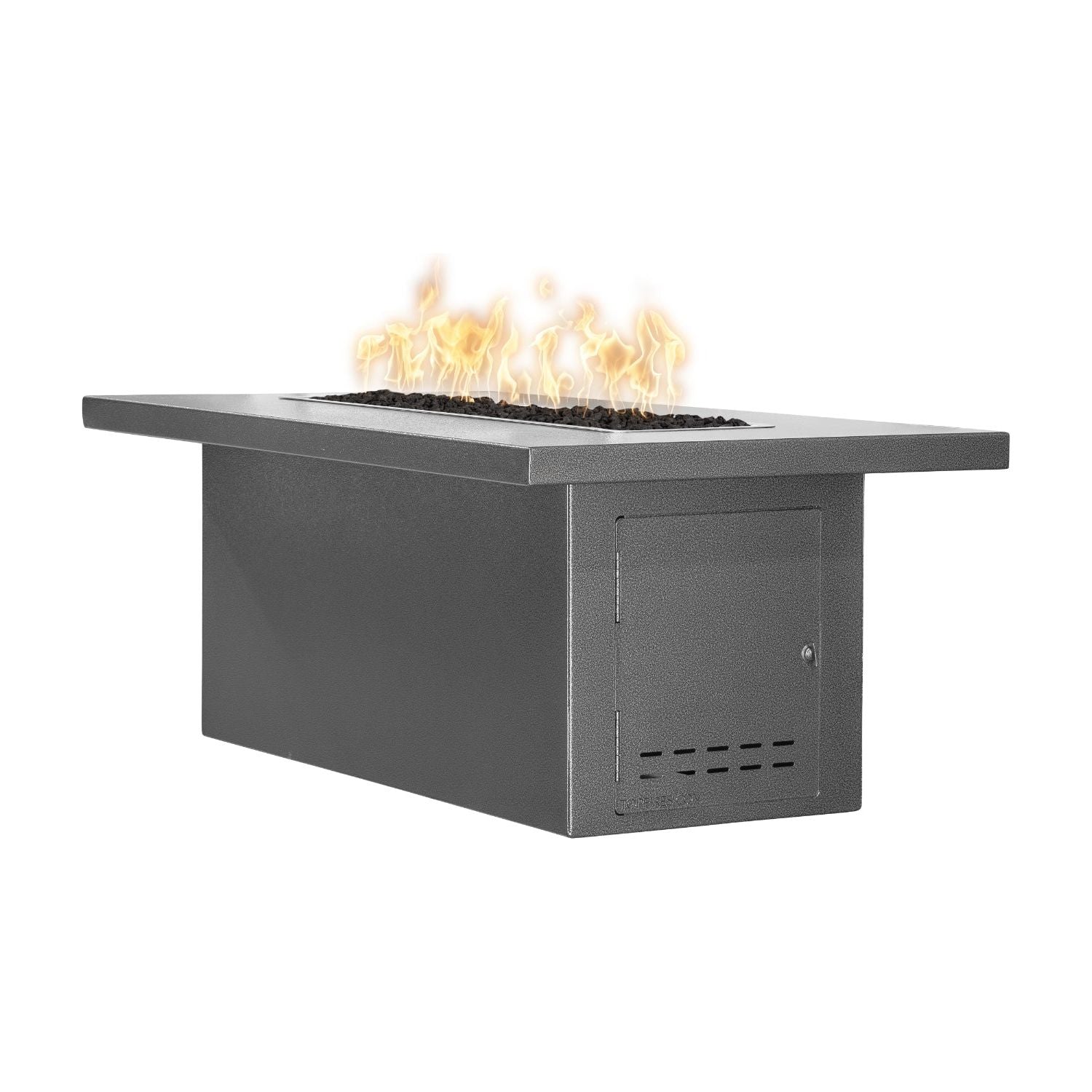The Outdoor Plus Bella Linear Metal Powder Coat Fire Table