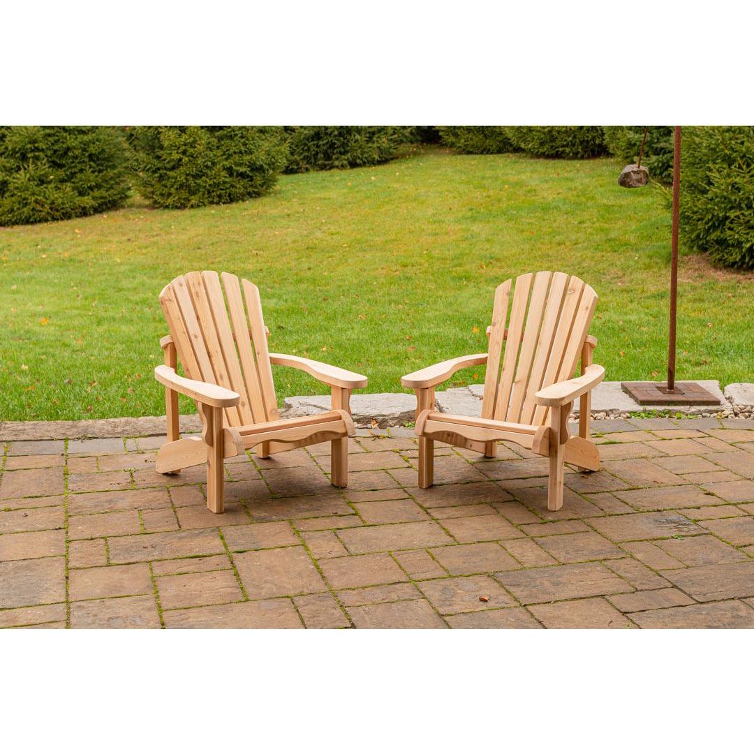 Dundalk Leisurecraft Adirondack Chair - Red Cedar
