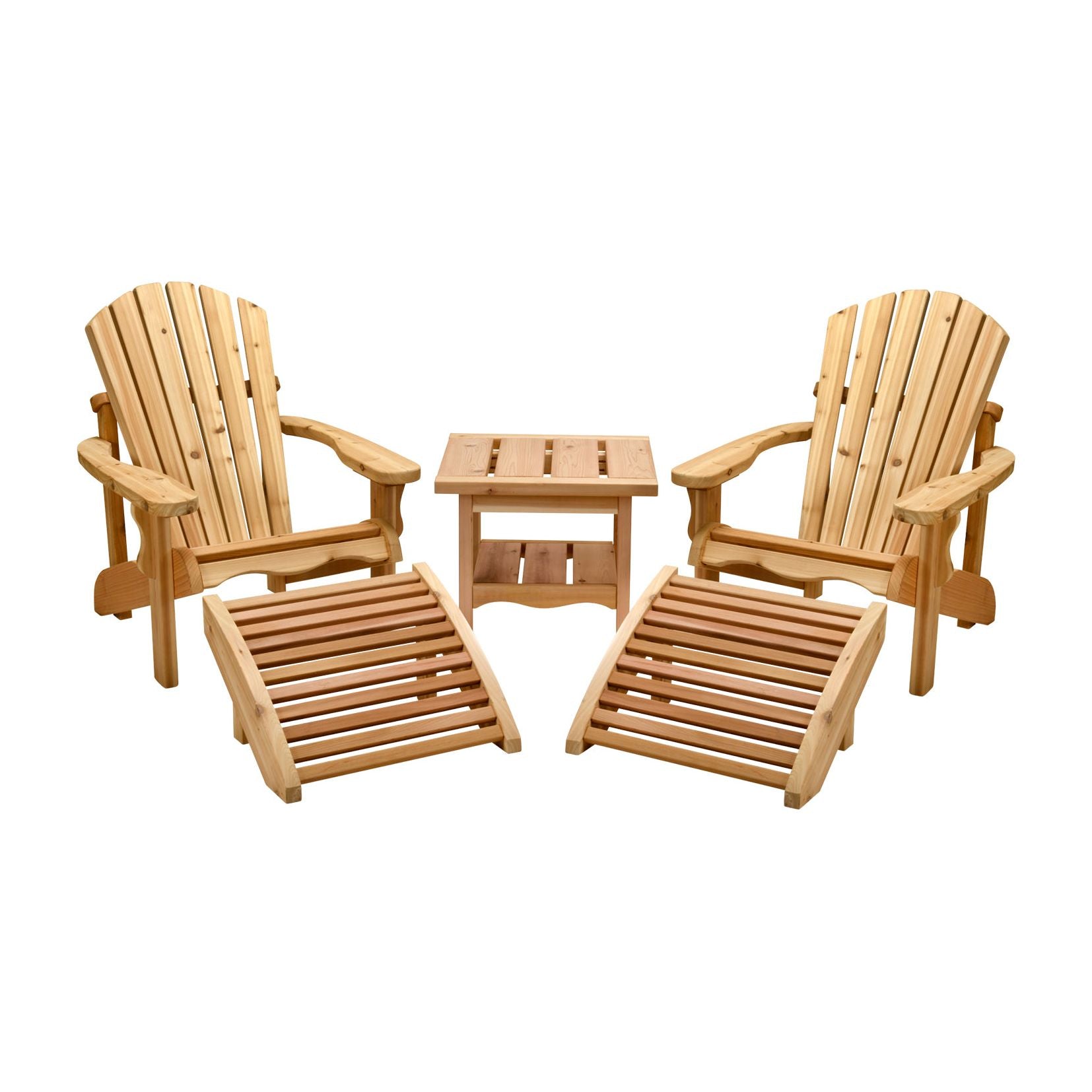 Dundalk Leisurecraft Adirondack Chair - Red Cedar