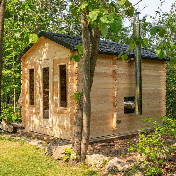 Dundalk Leisurecraft CT Georgian Cabin Sauna with Change Room