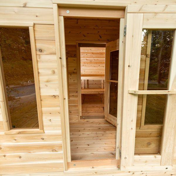 Dundalk Leisurecraft CT Georgian Cabin Sauna with Change Room