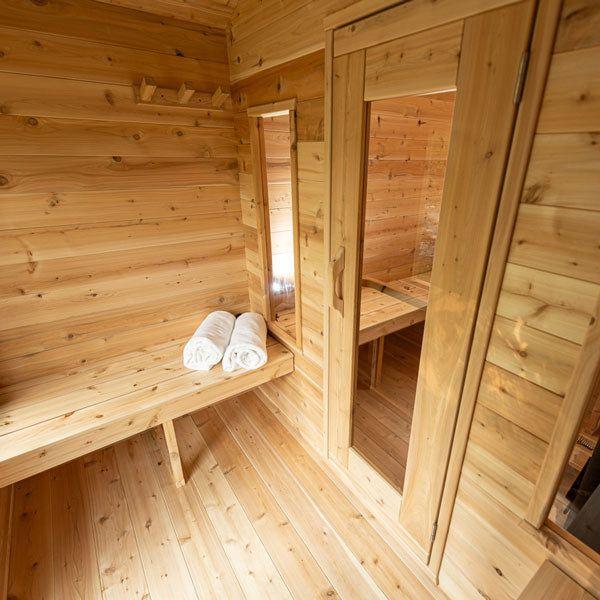 Dundalk Leisurecraft CT Georgian Cabin Sauna with Change Room