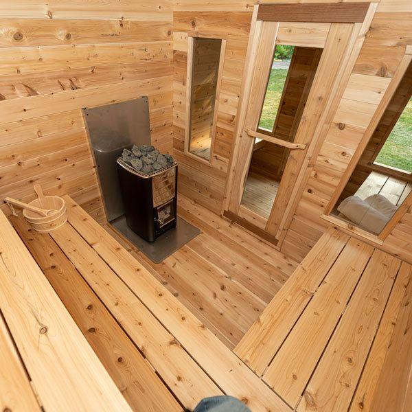 Dundalk Leisurecraft CT Georgian Cabin Sauna with Change Room