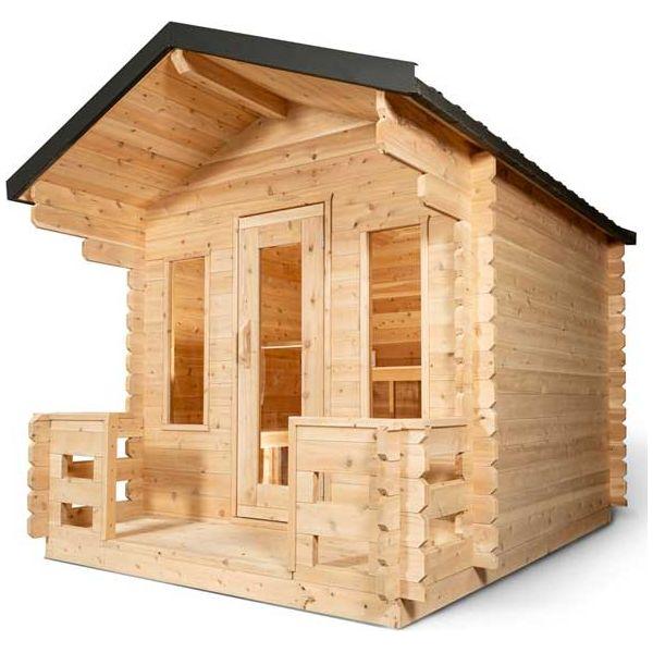 Dundalk Leisurecraft CT Georgian Cabin Sauna with Porch