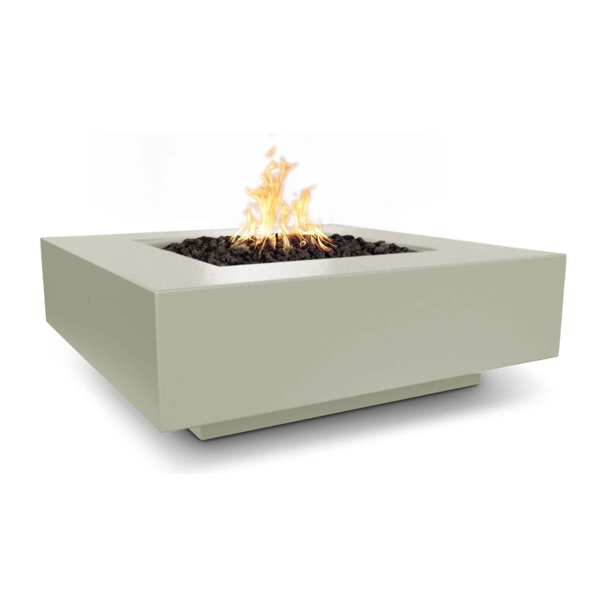The Outdoor Plus Cabo GFRC Concrete Square Fire Pit