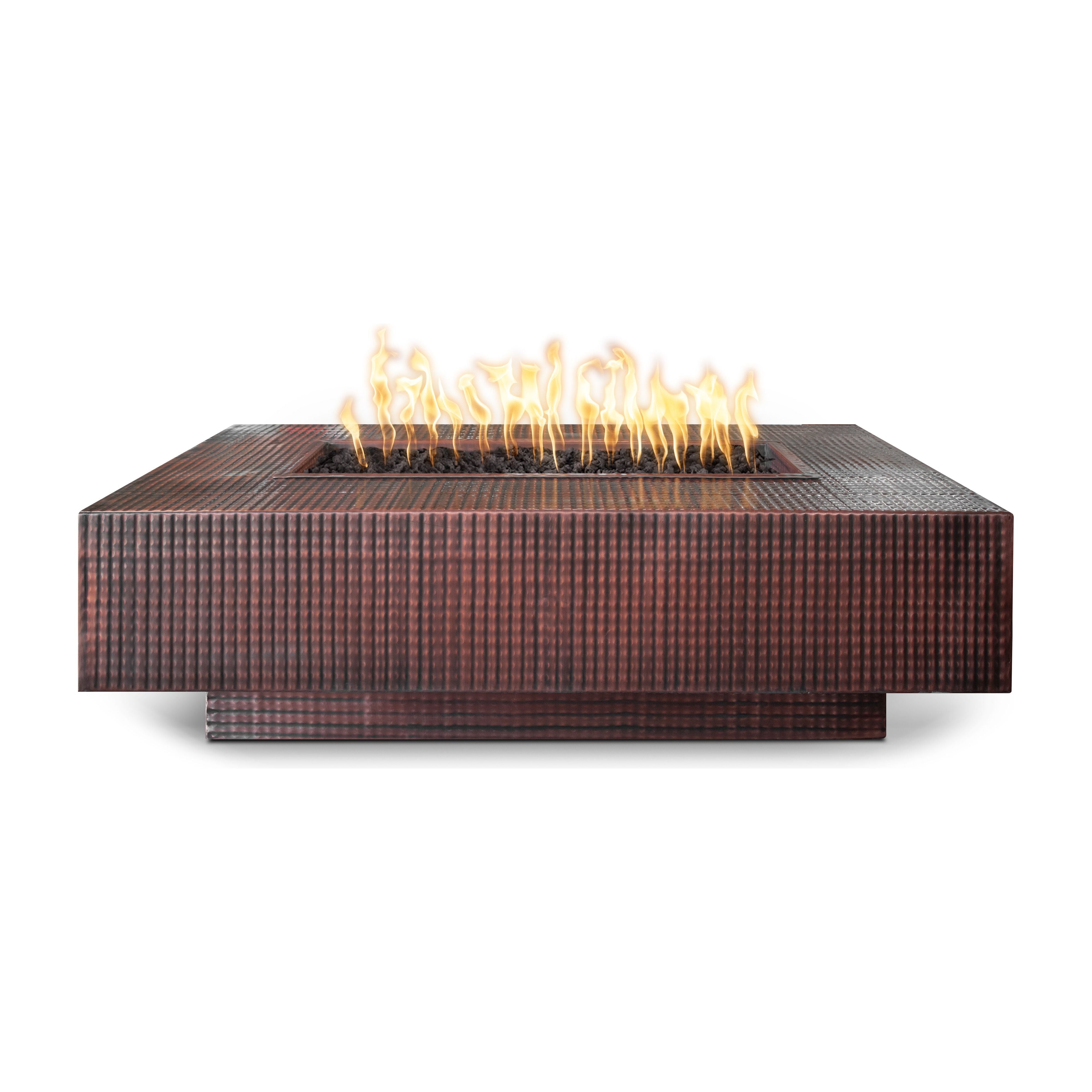 The Outdoor Plus Cabo Metal Linear Fire Pit