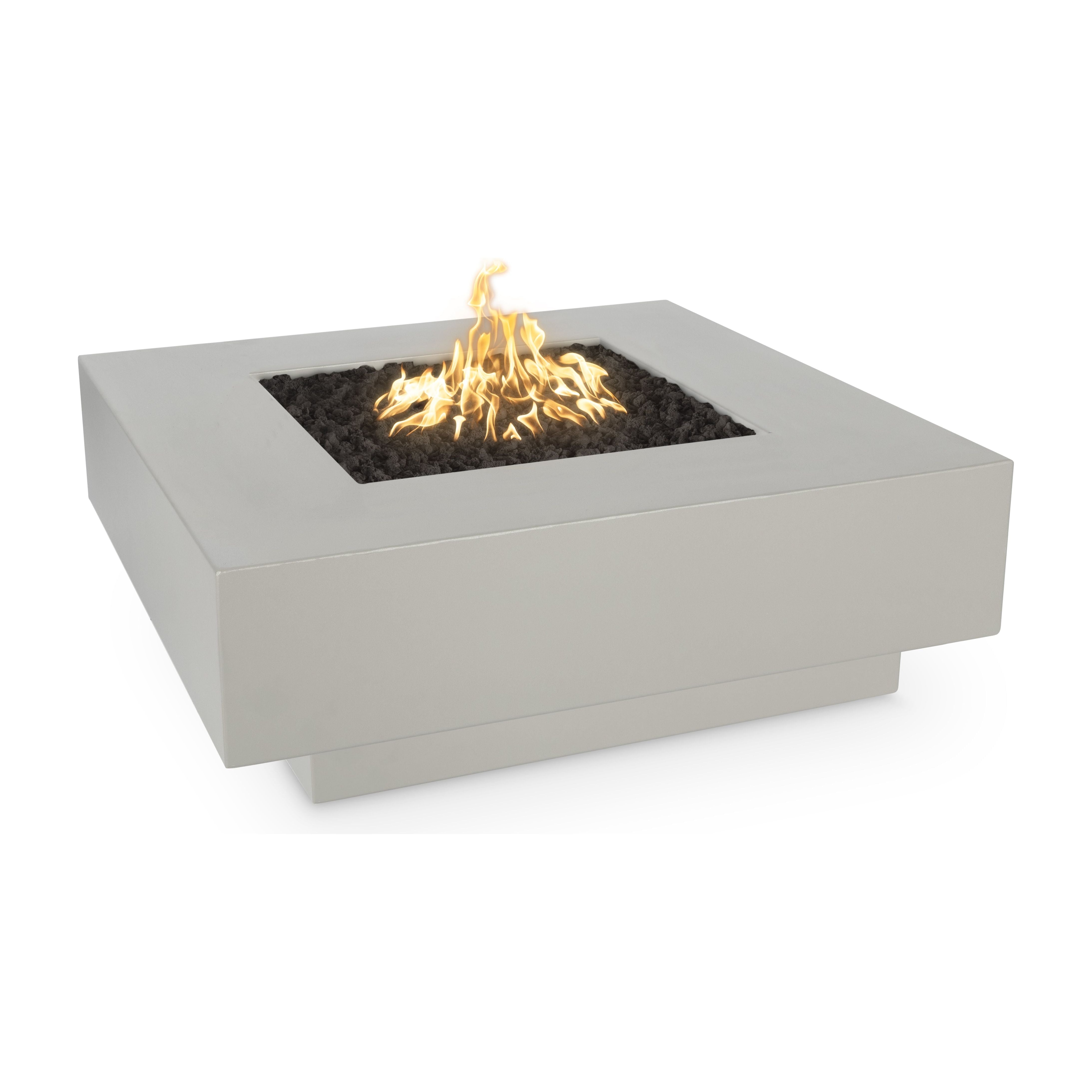 The Outdoor Plus Cabo Powder Coated Metal Square Fire Pit