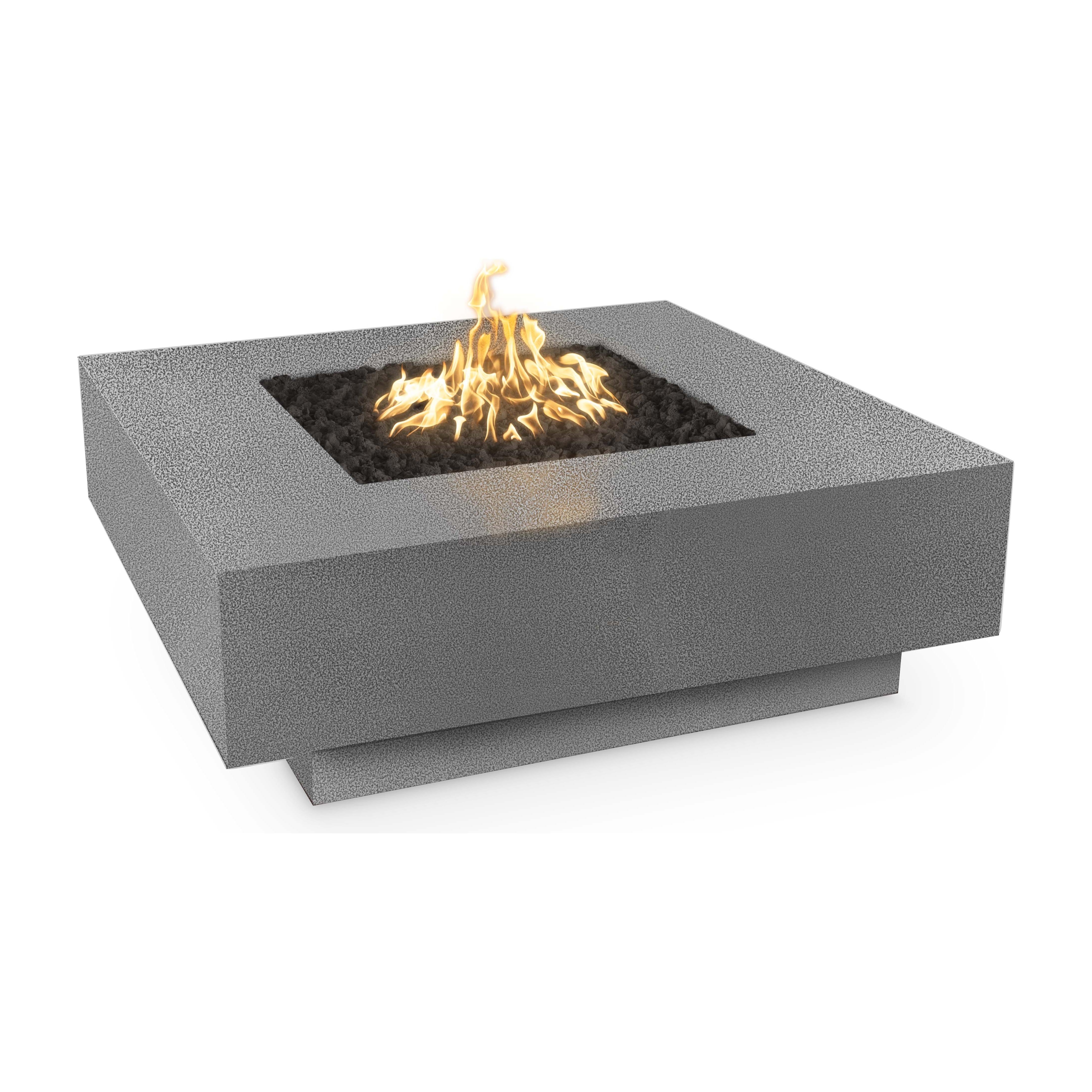 The Outdoor Plus Cabo Powder Coated Metal Square Fire Pit