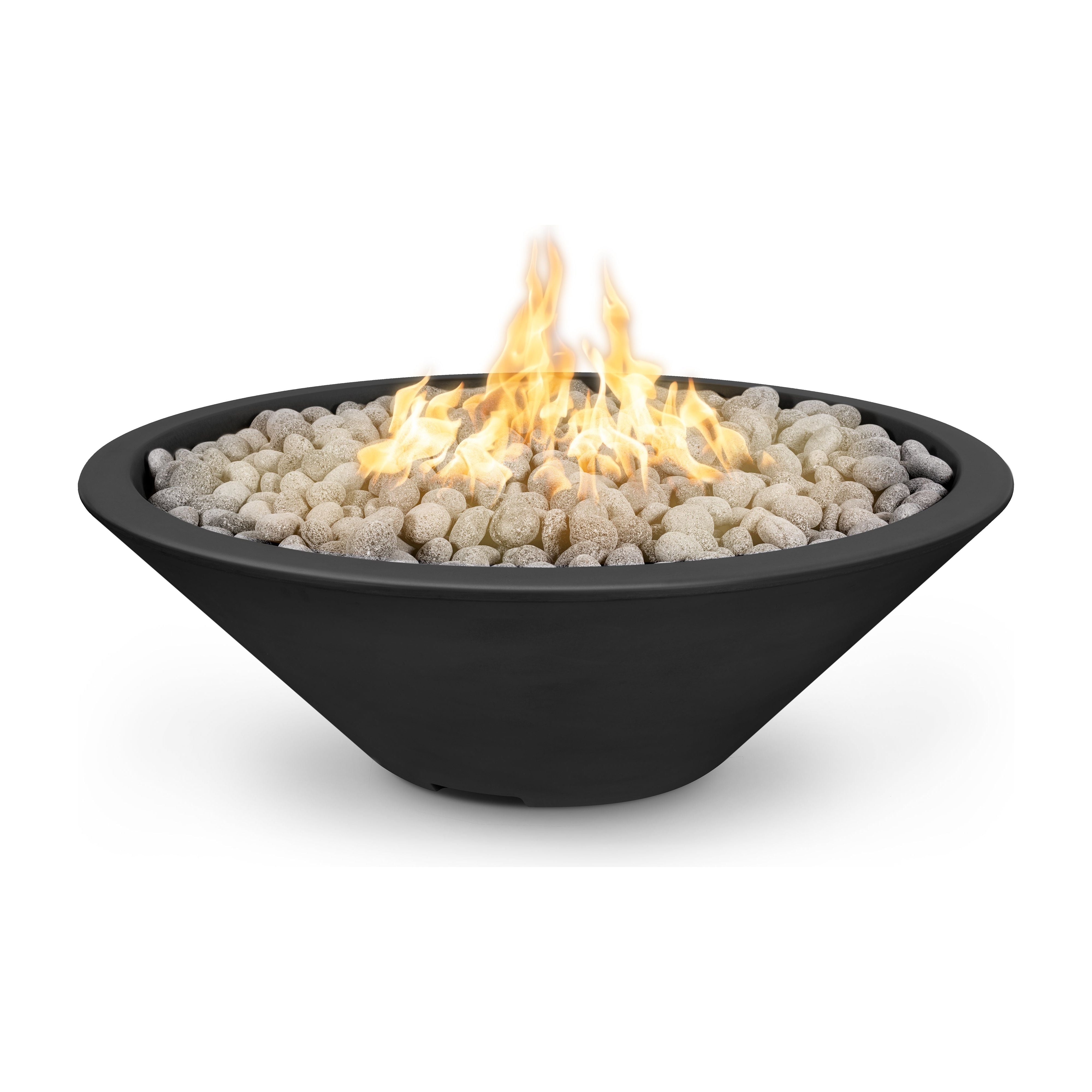 The Outdoor Plus Cazo GFRC Concrete Fire Pit - Narrow Ledge