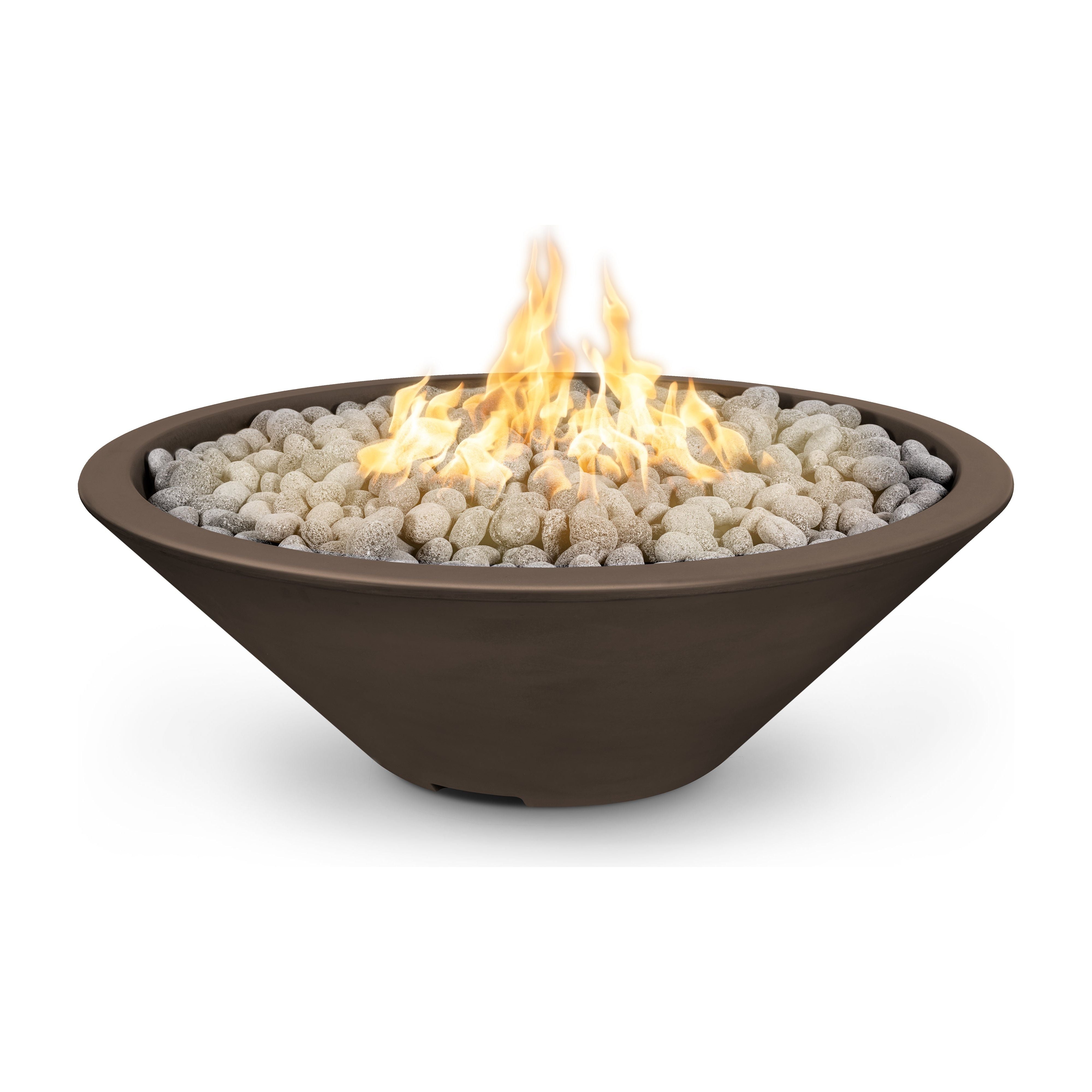 The Outdoor Plus Cazo GFRC Concrete Fire Pit - Narrow Ledge