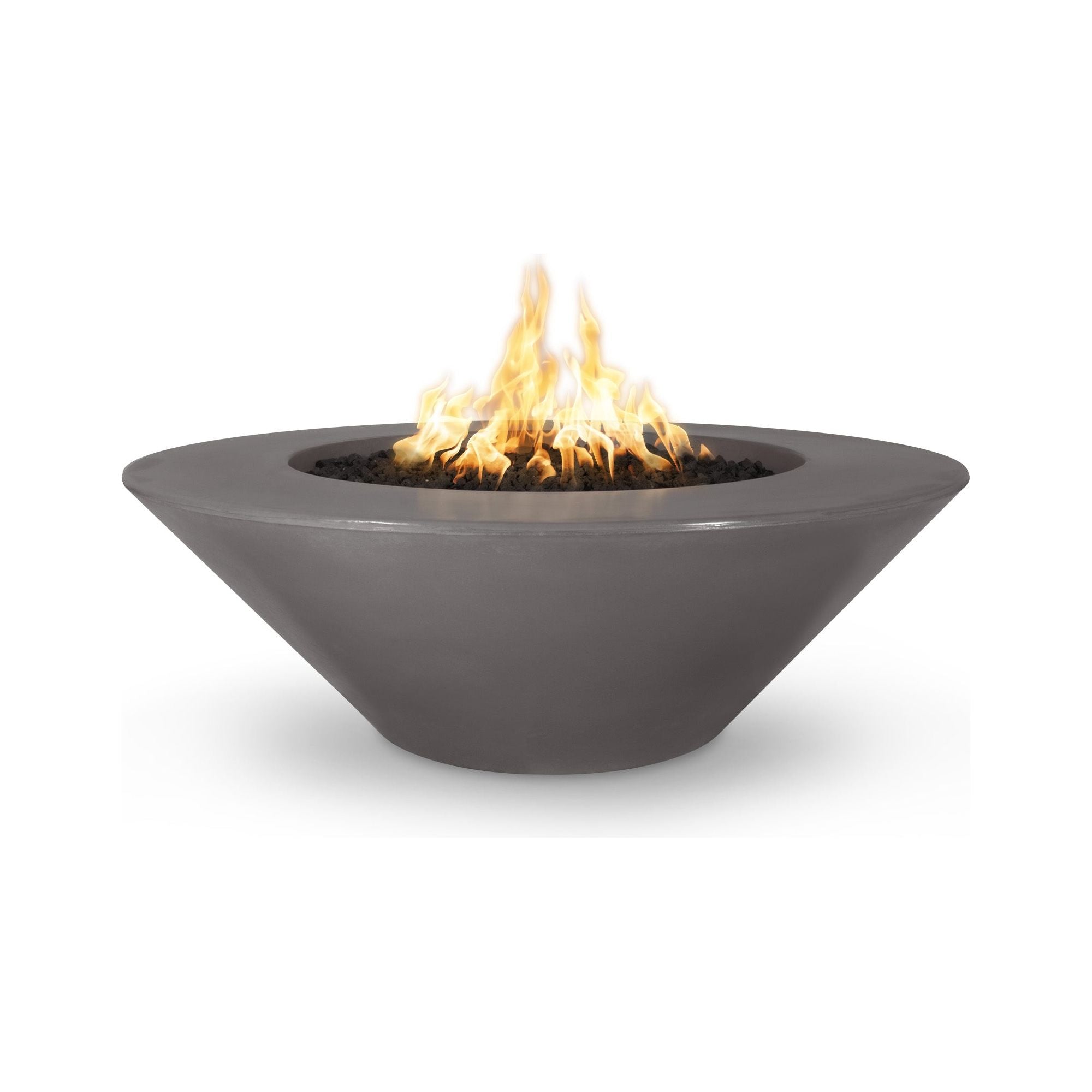 The Outdoor Plus Cazo GFRC Concrete Fire Pit - Wide Ledge