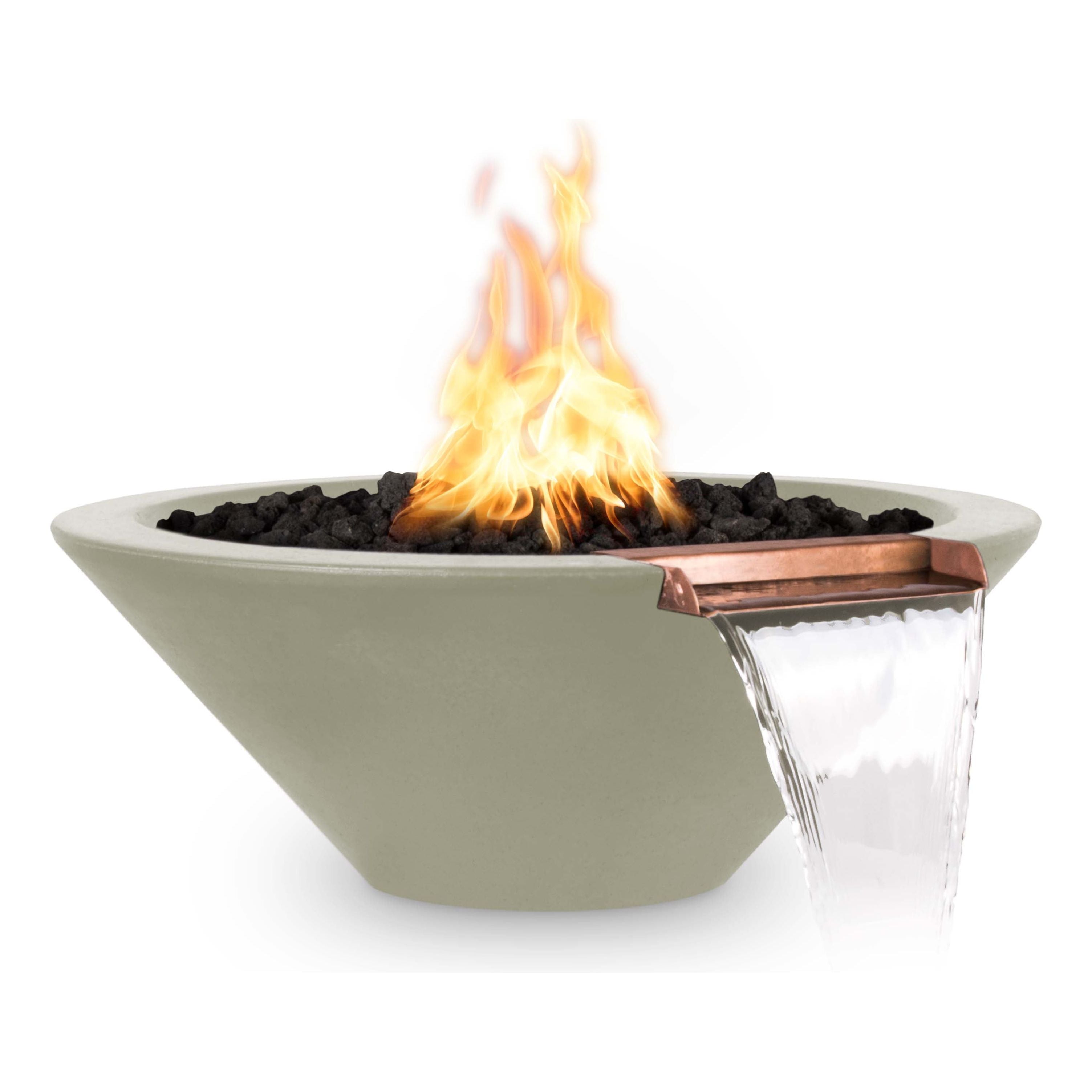 The Outdoor Plus Cazo GFRC Concrete Fire & Water Bowl
