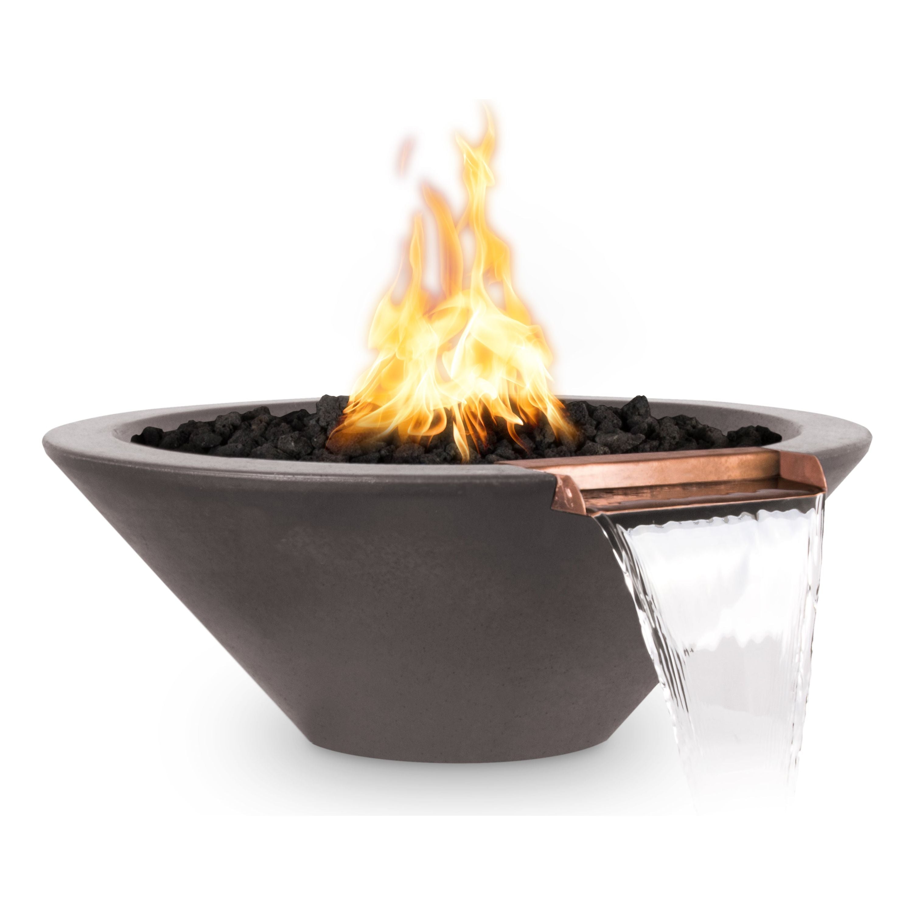 The Outdoor Plus Cazo GFRC Concrete Fire & Water Bowl
