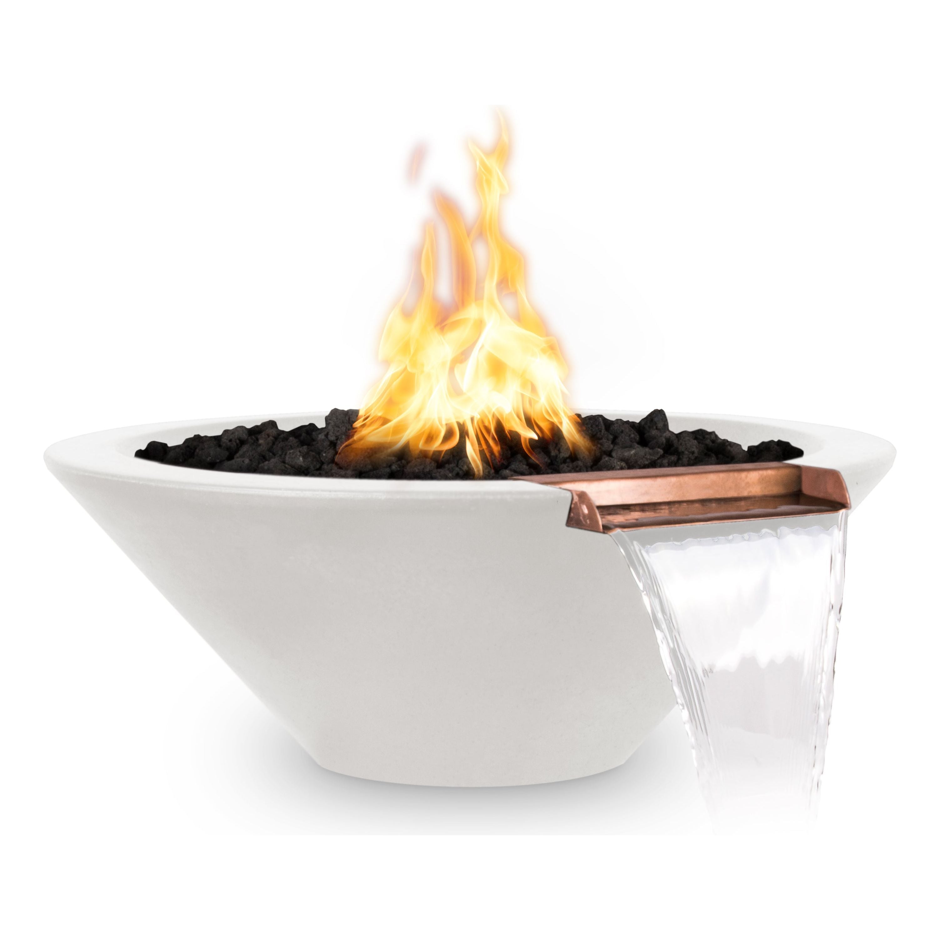 The Outdoor Plus Cazo GFRC Concrete Fire & Water Bowl