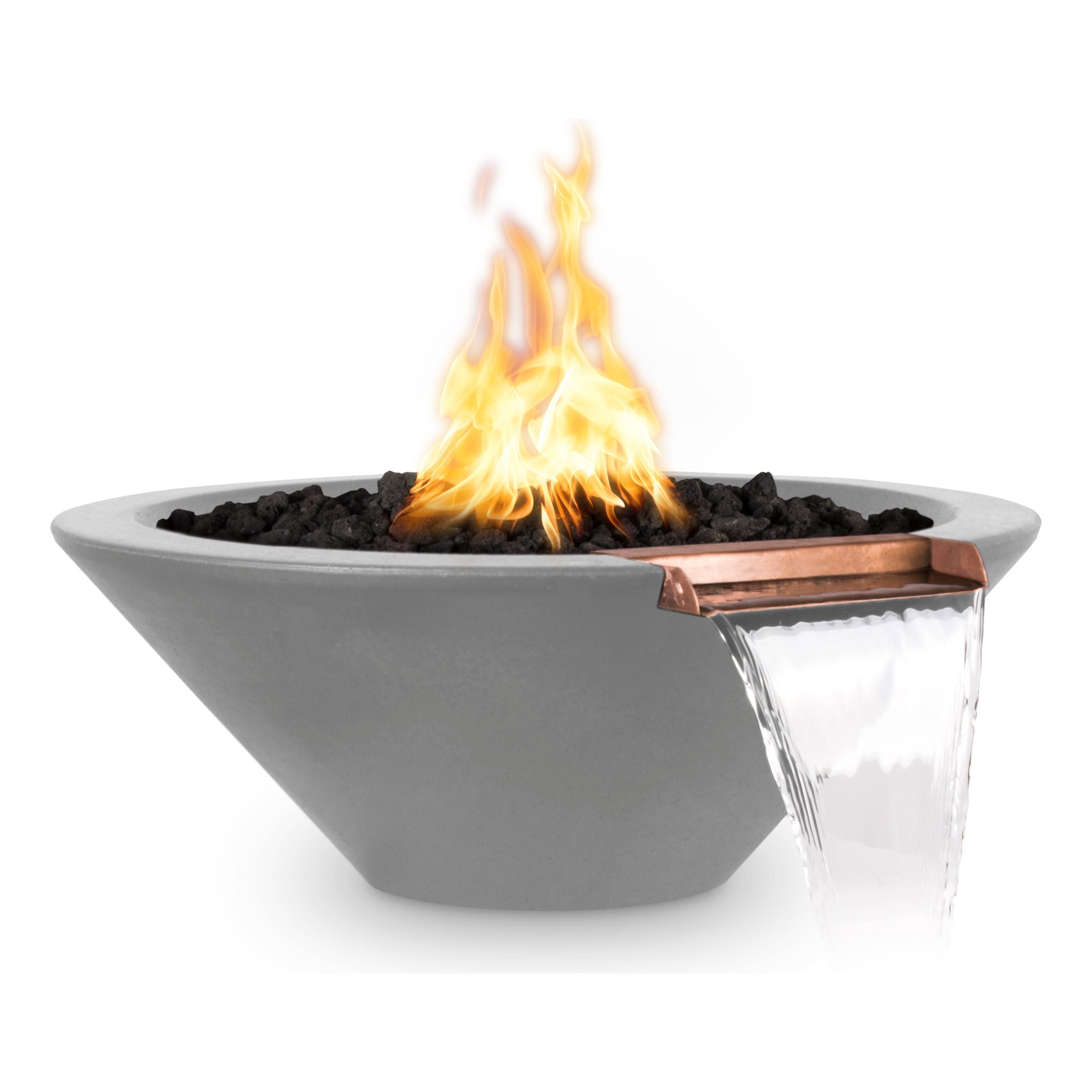 The Outdoor Plus Cazo GFRC Concrete Fire & Water Bowl