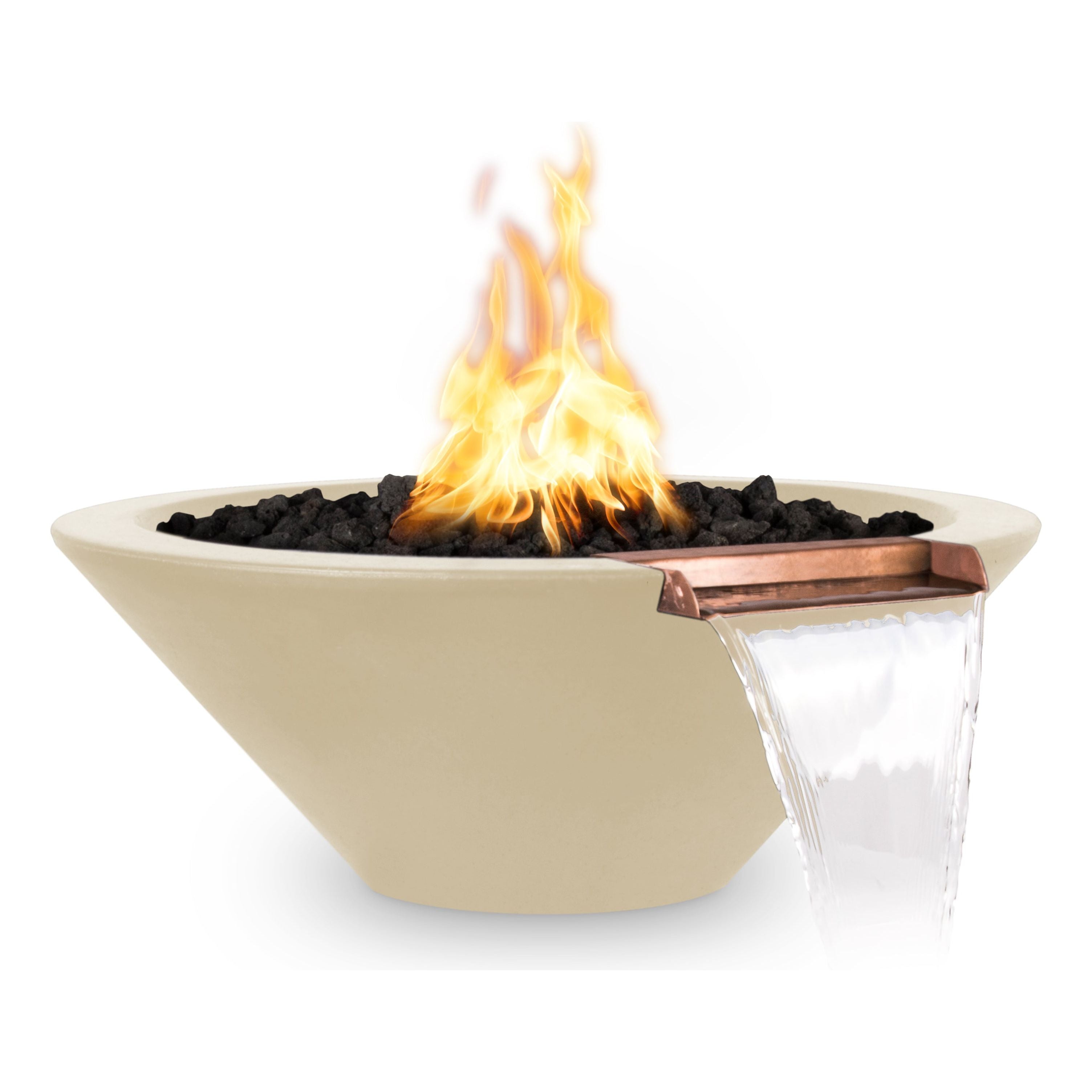 The Outdoor Plus Cazo GFRC Concrete Fire & Water Bowl